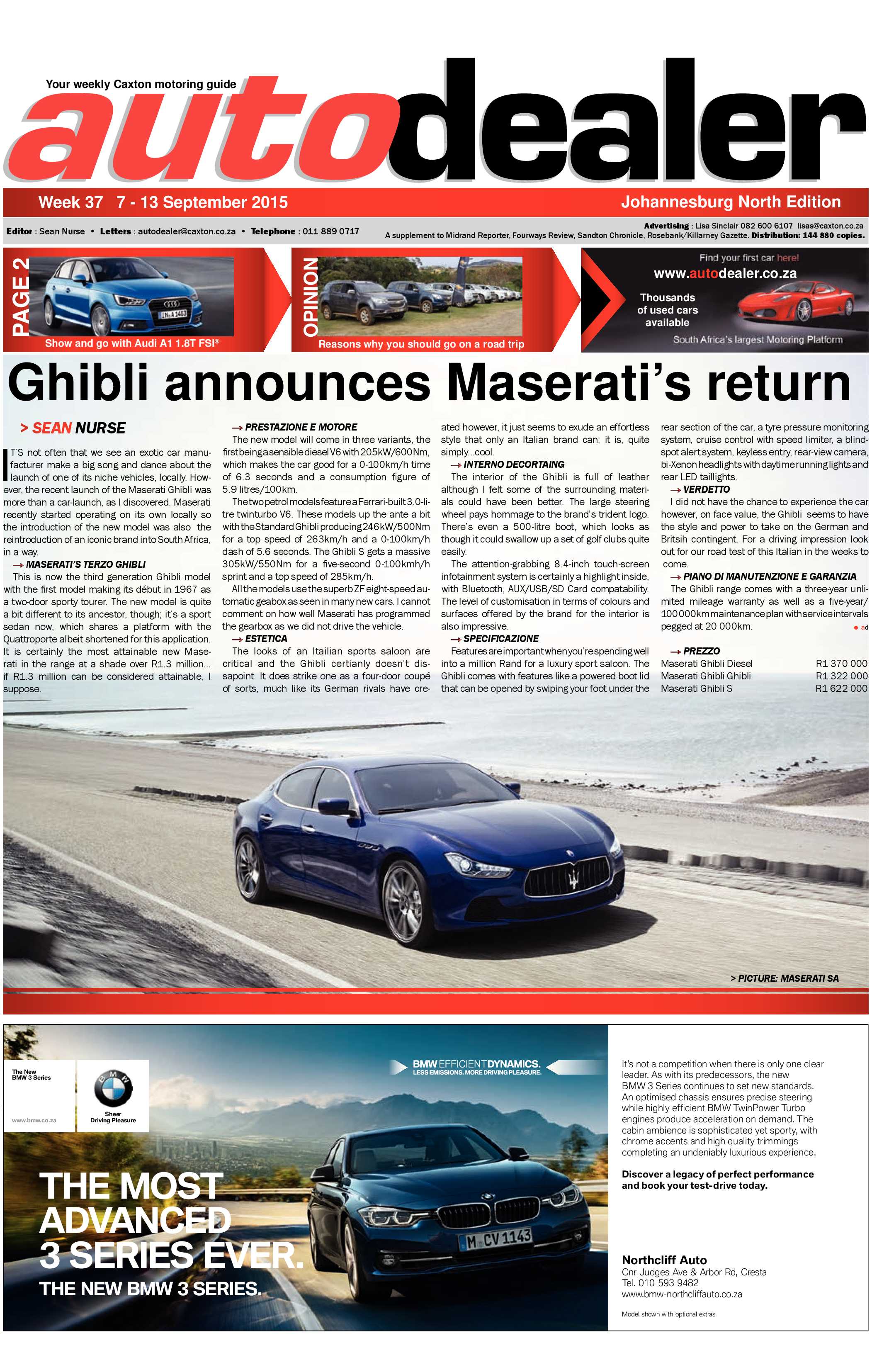 Sandton Chronicle 11 September 2015 page 14