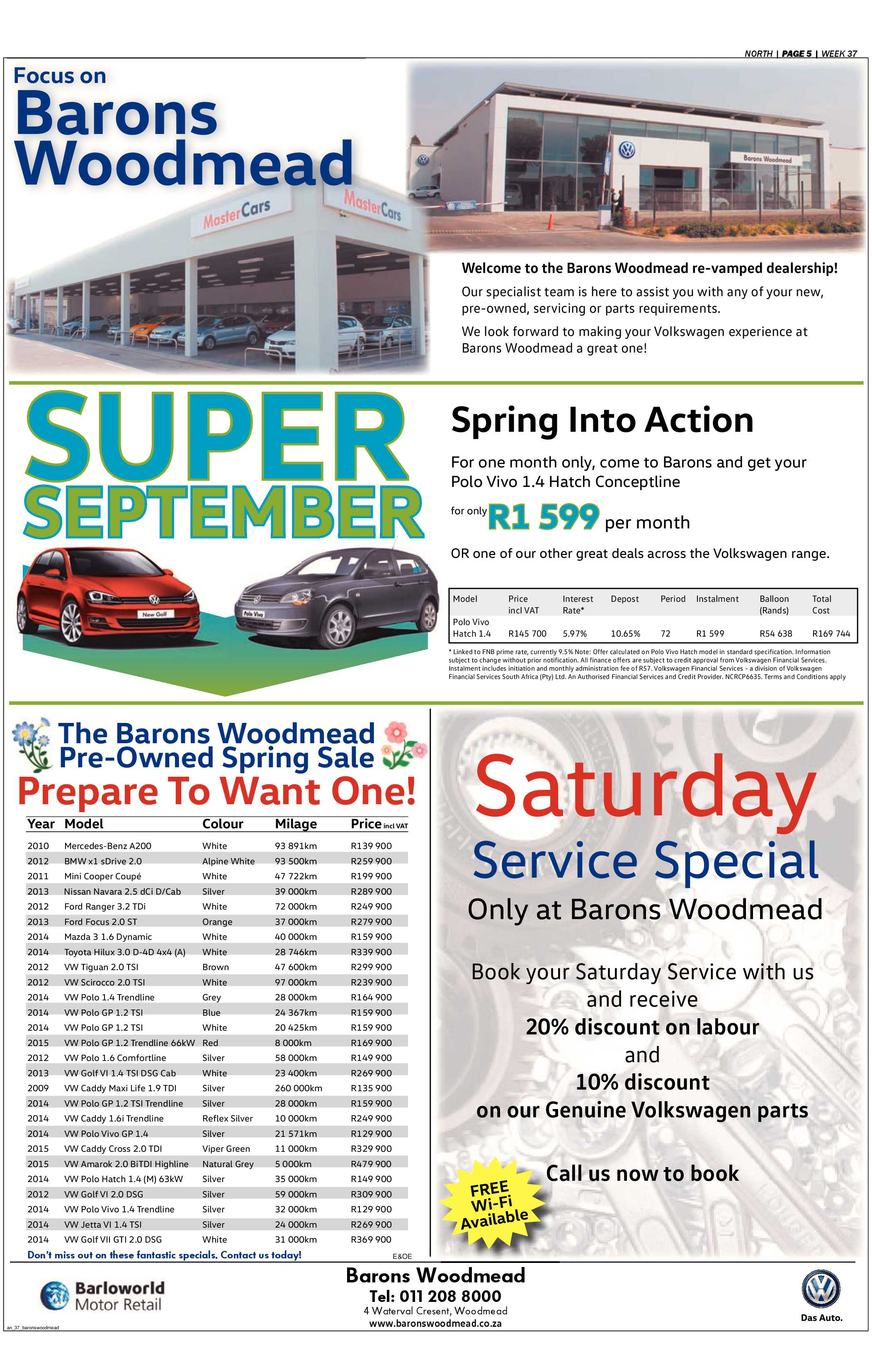 Sandton Chronicle 11 September 2015 page 18