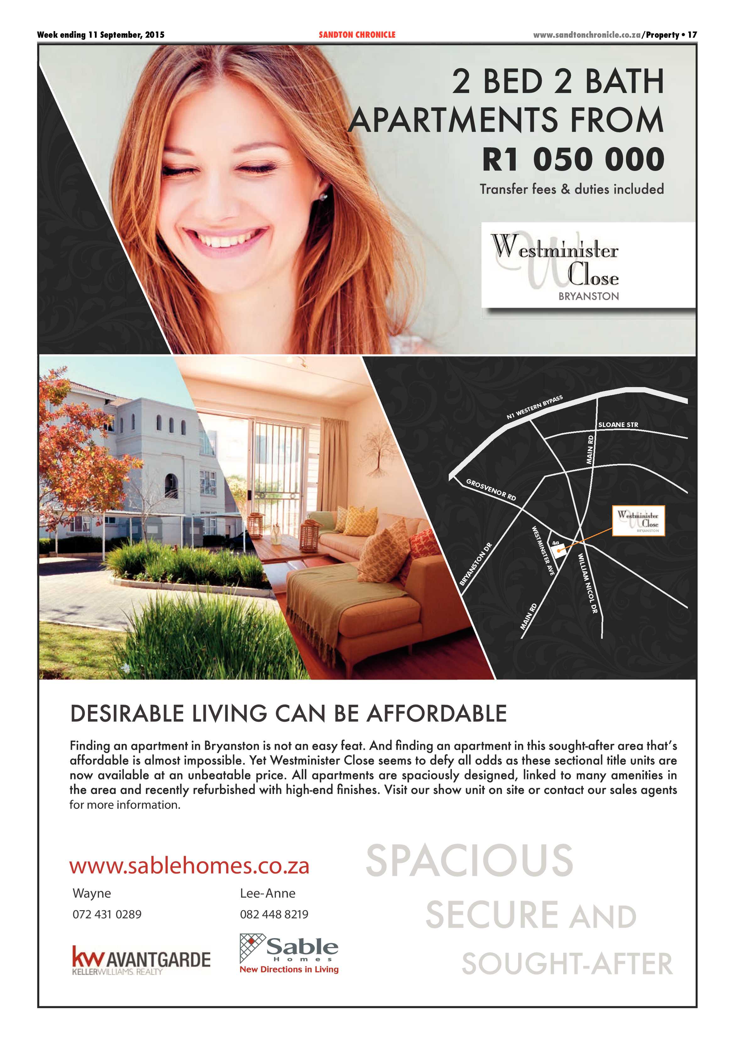 Sandton Chronicle 11 September 2015 page 23