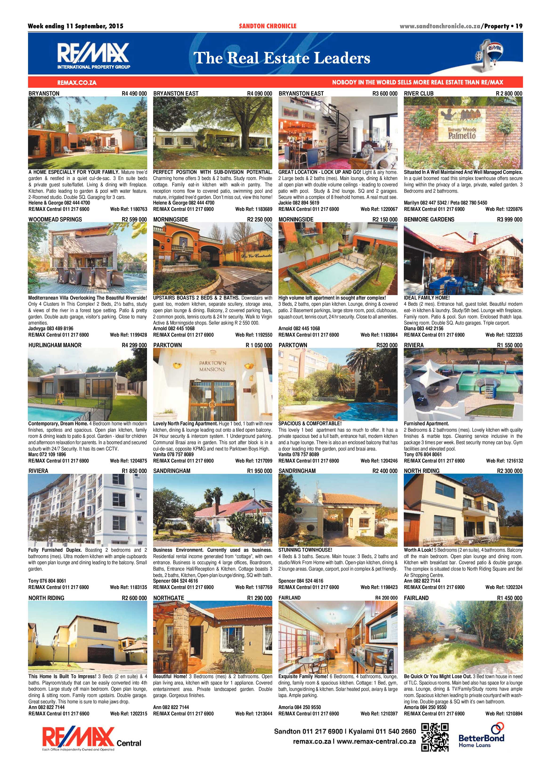 Sandton Chronicle 11 September 2015 page 25