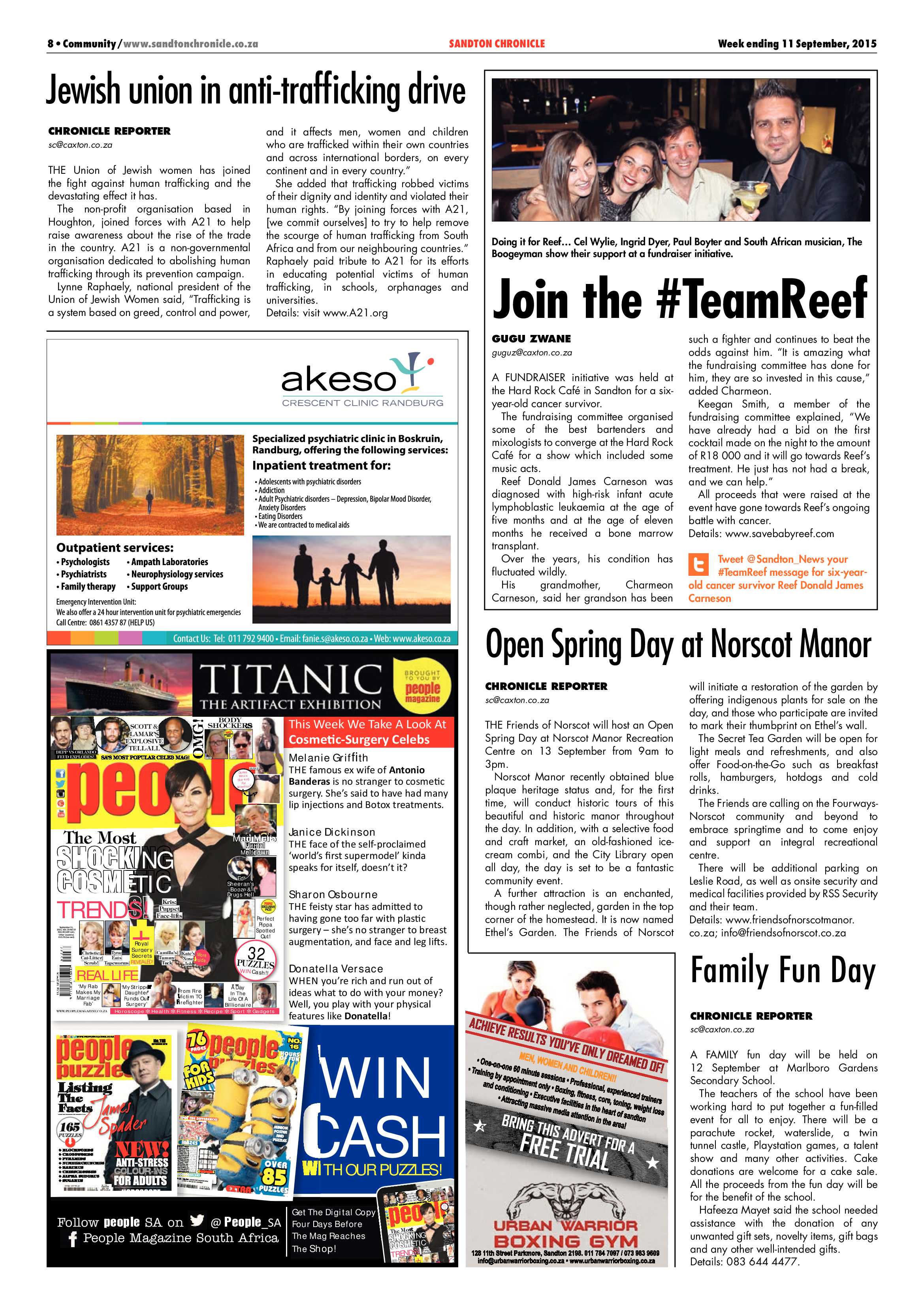 Sandton Chronicle 11 September 2015 page 8