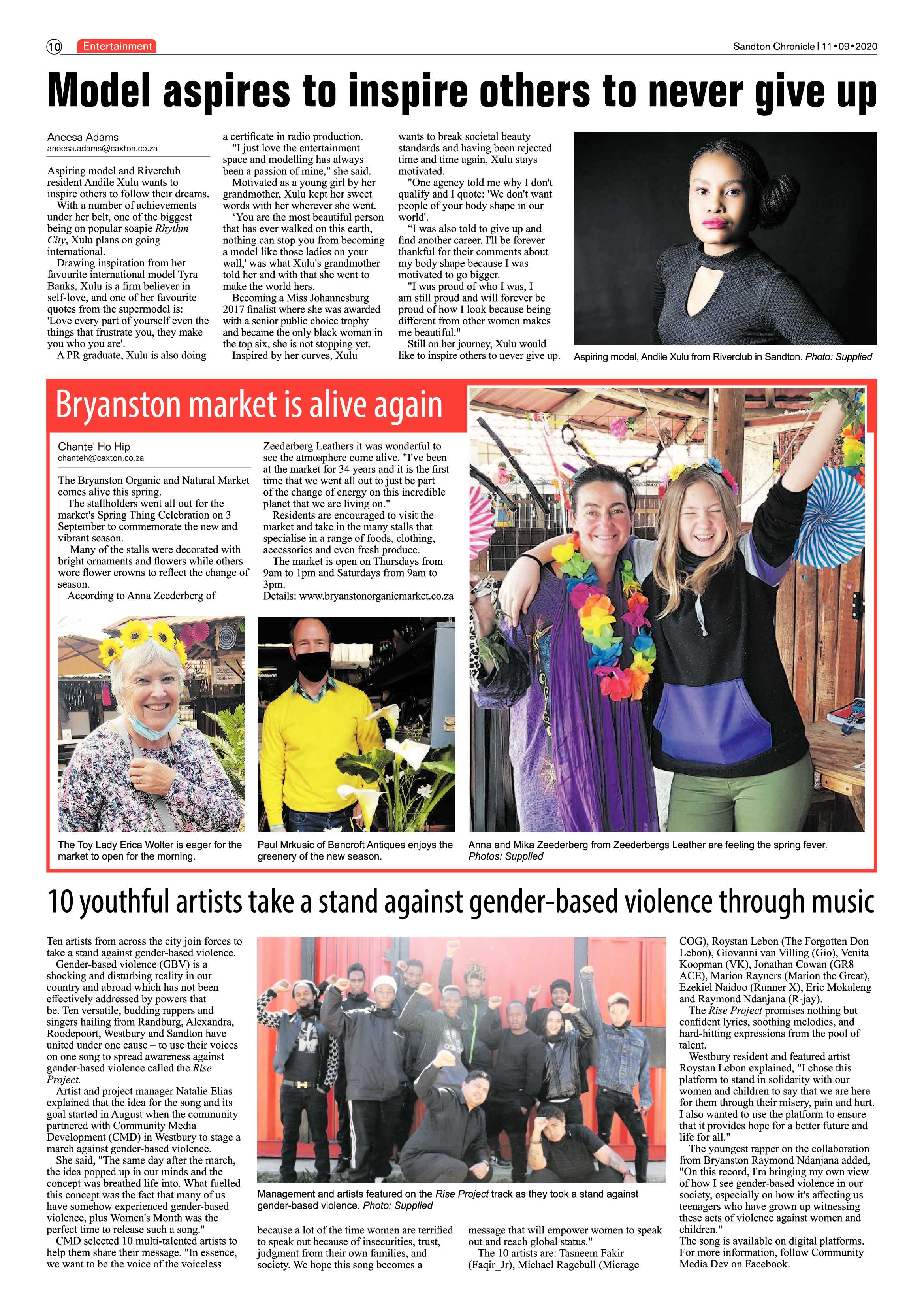 Sandton Chronicle 11 September 2020 page 10