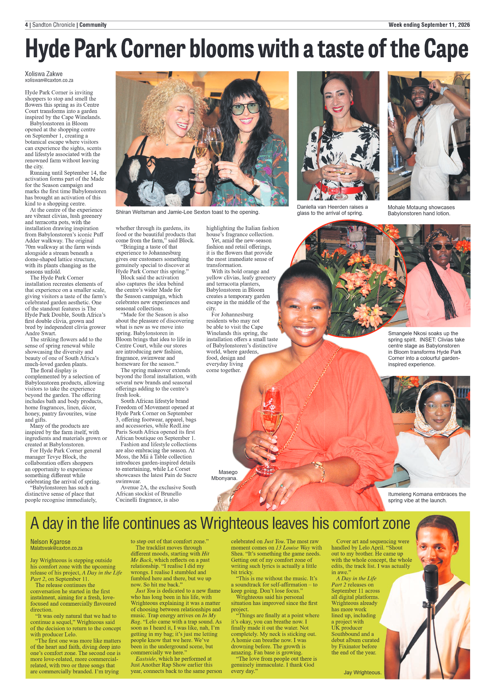 Sandton Chronicle 11 September 2026 page 4