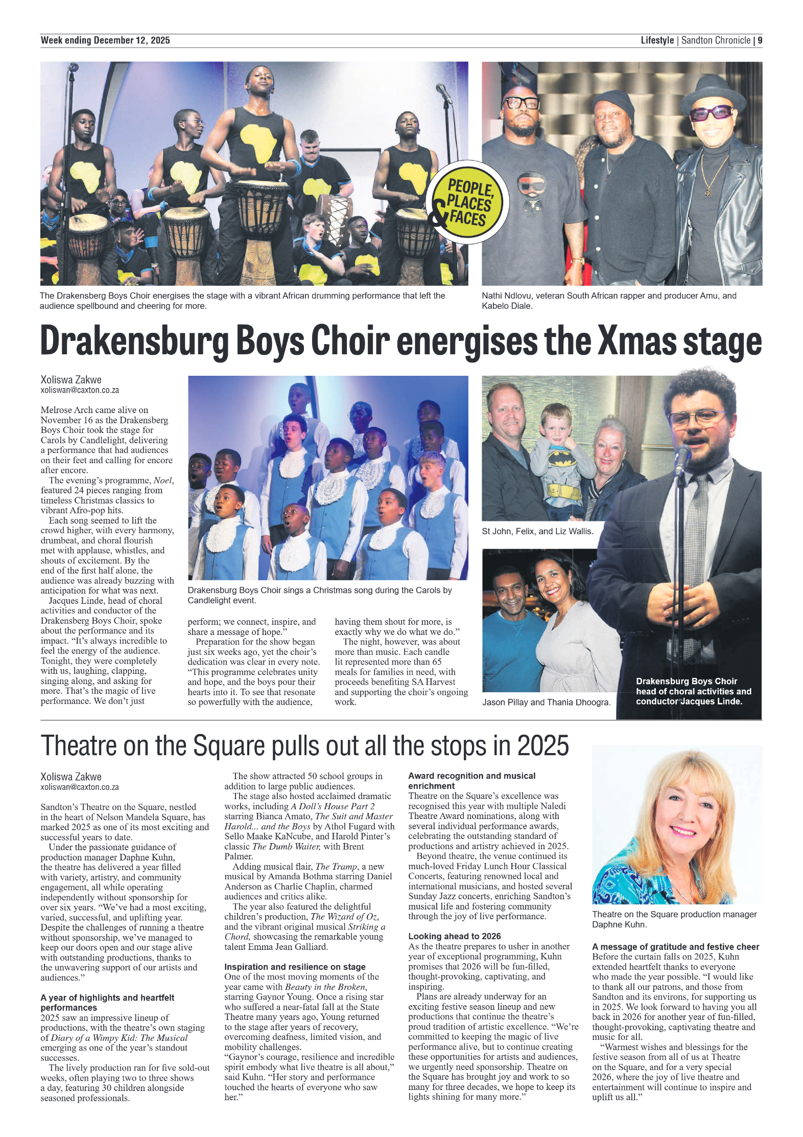 Sandton Chronicle 12 December 2025 page 9