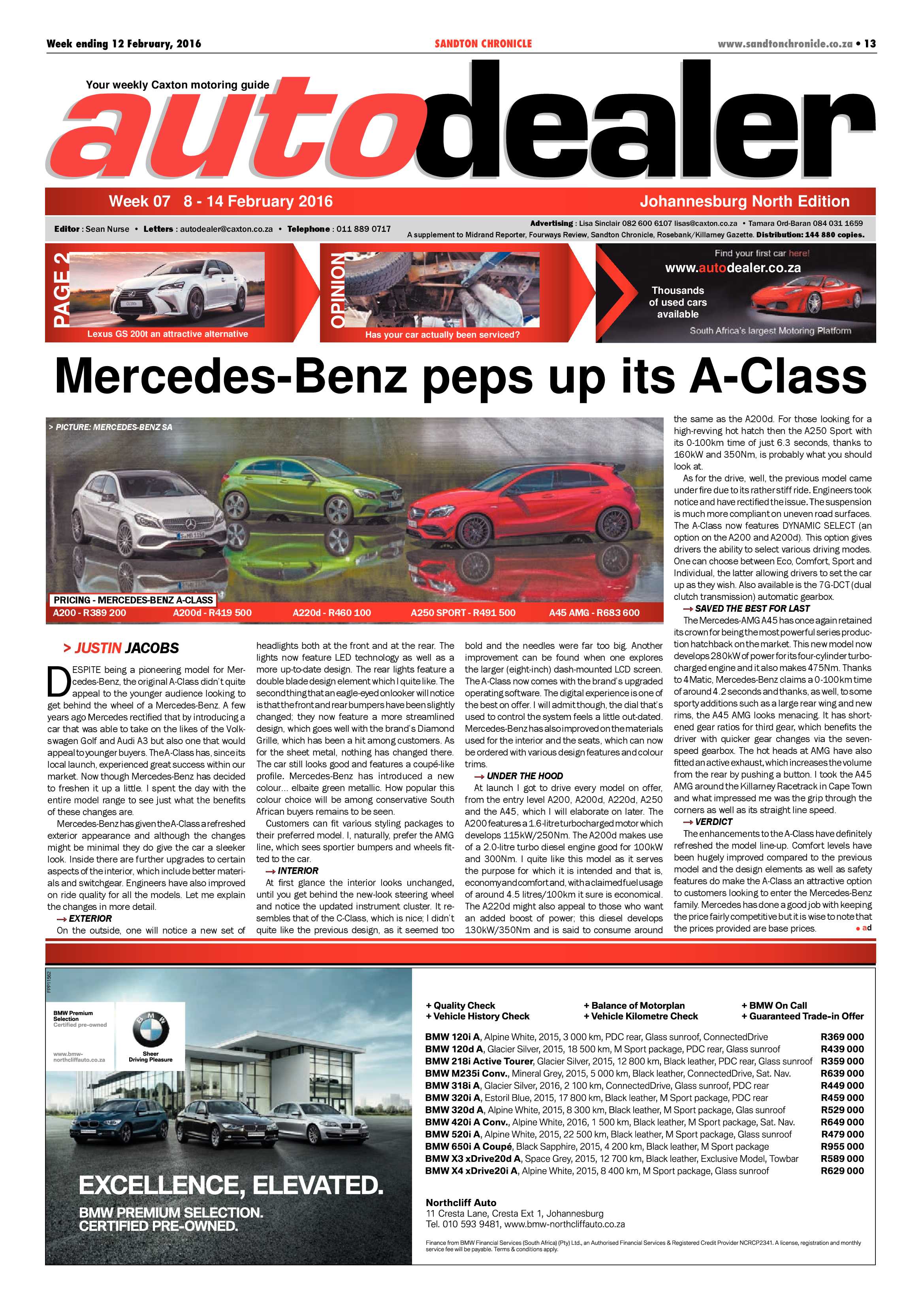 Sandton Chronicle 12 February 2016 page 13