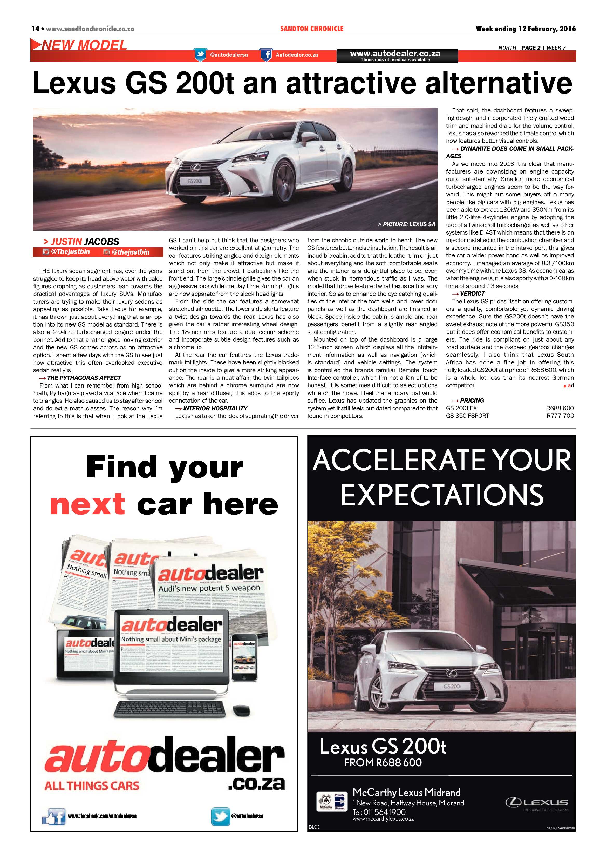 Sandton Chronicle 12 February 2016 page 14