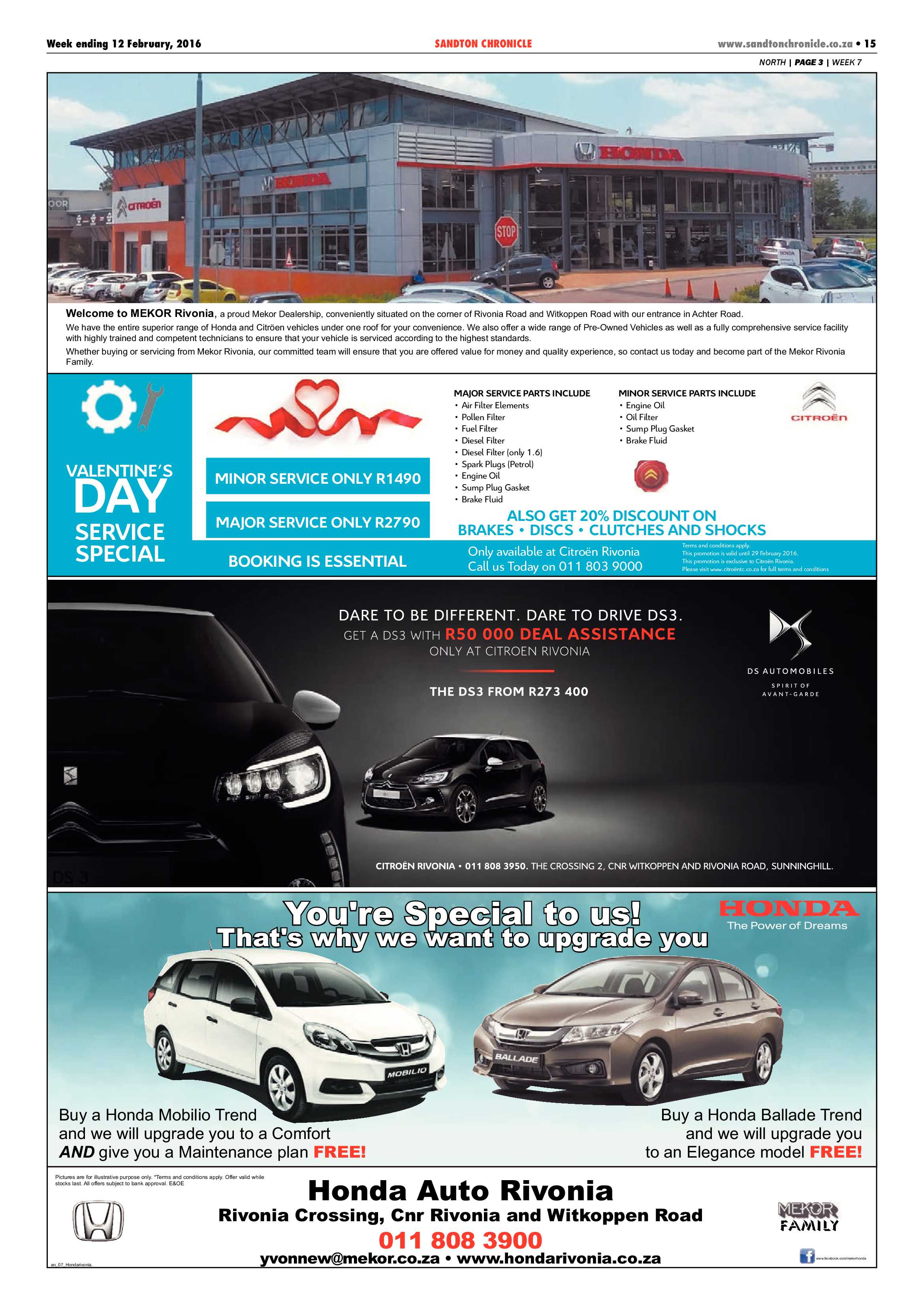 Sandton Chronicle 12 February 2016 page 15