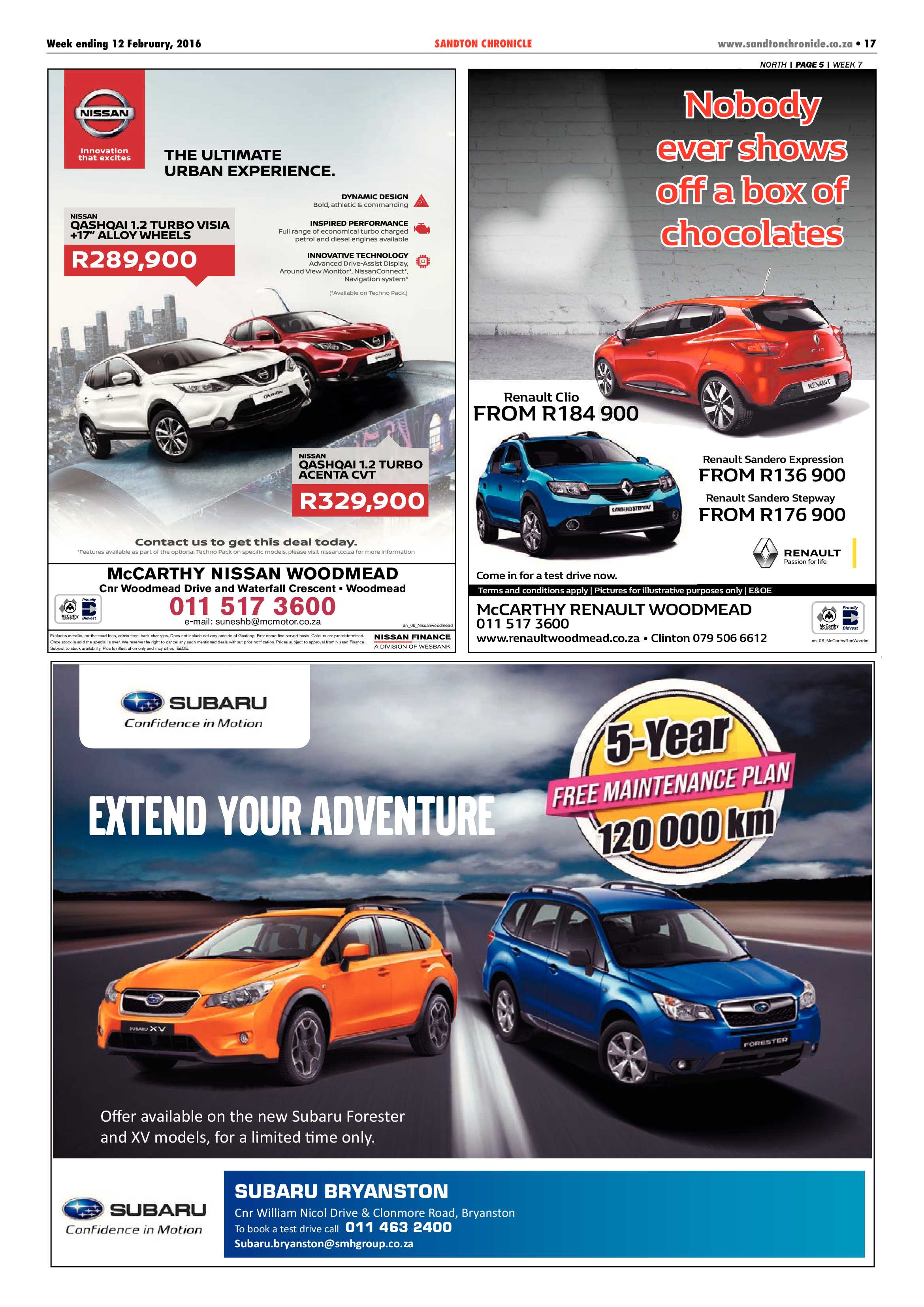 Sandton Chronicle 12 February 2016 page 17