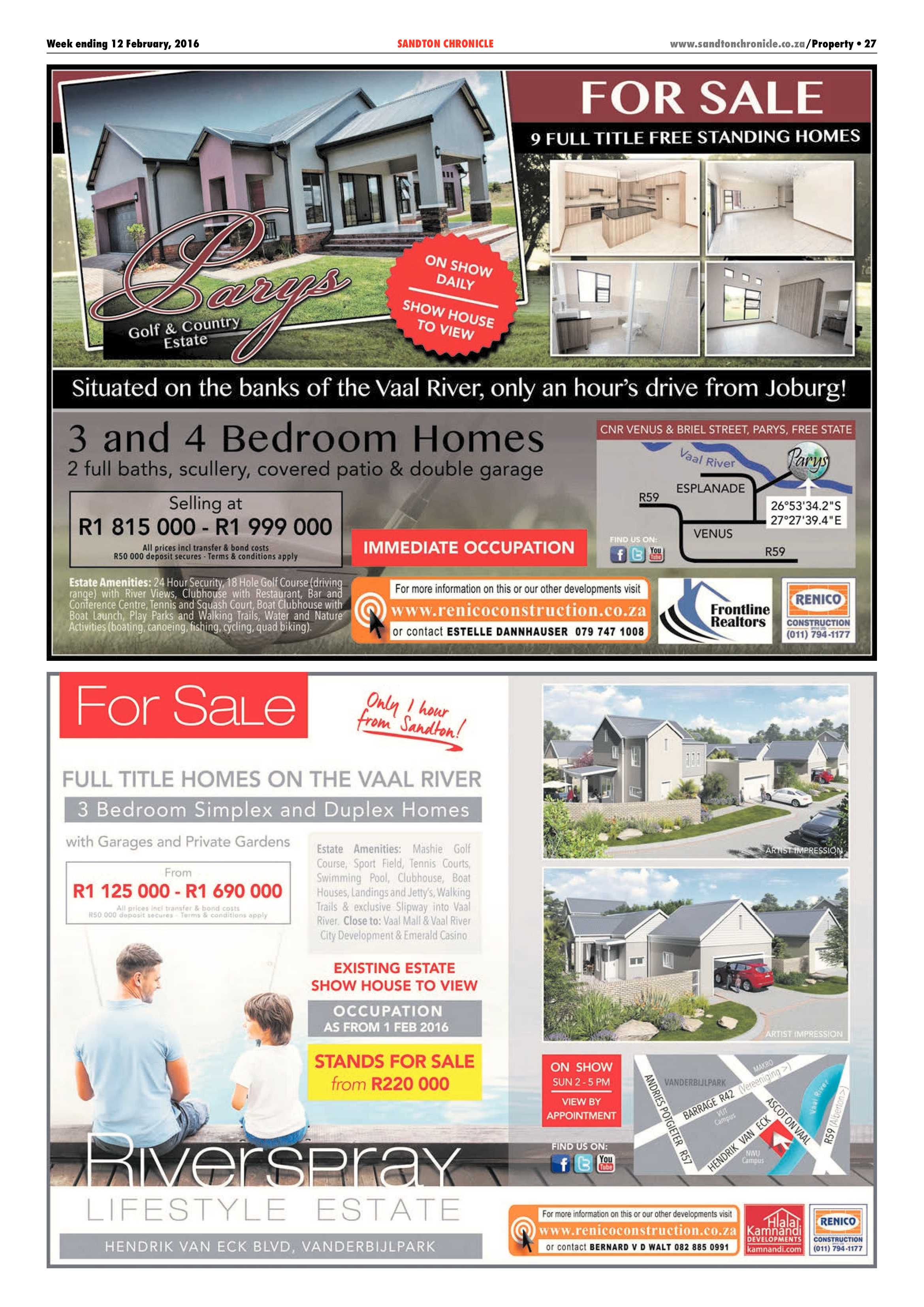 Sandton Chronicle 12 February 2016 page 27