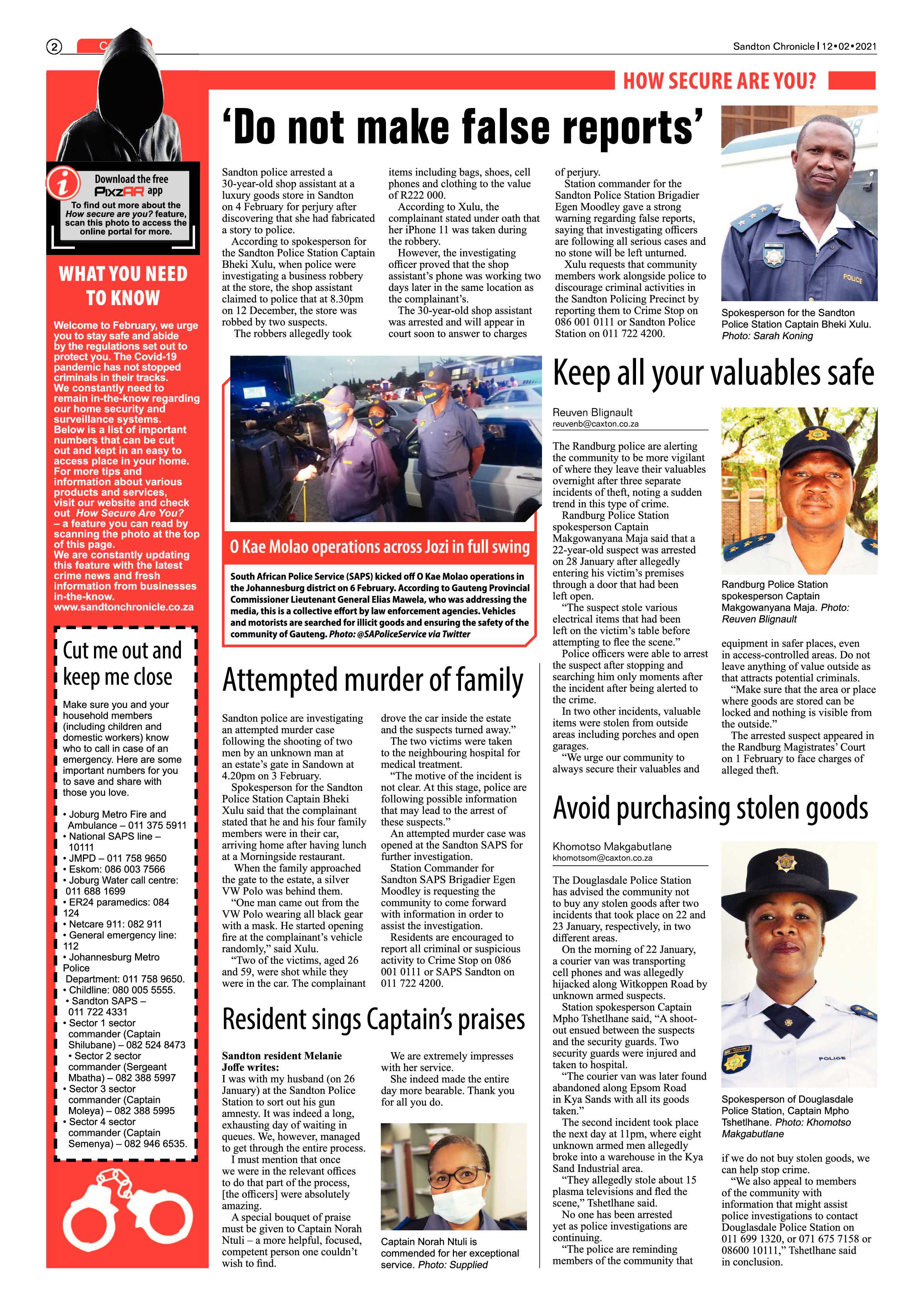 Sandton Chronicle 12 February 2021 page 2