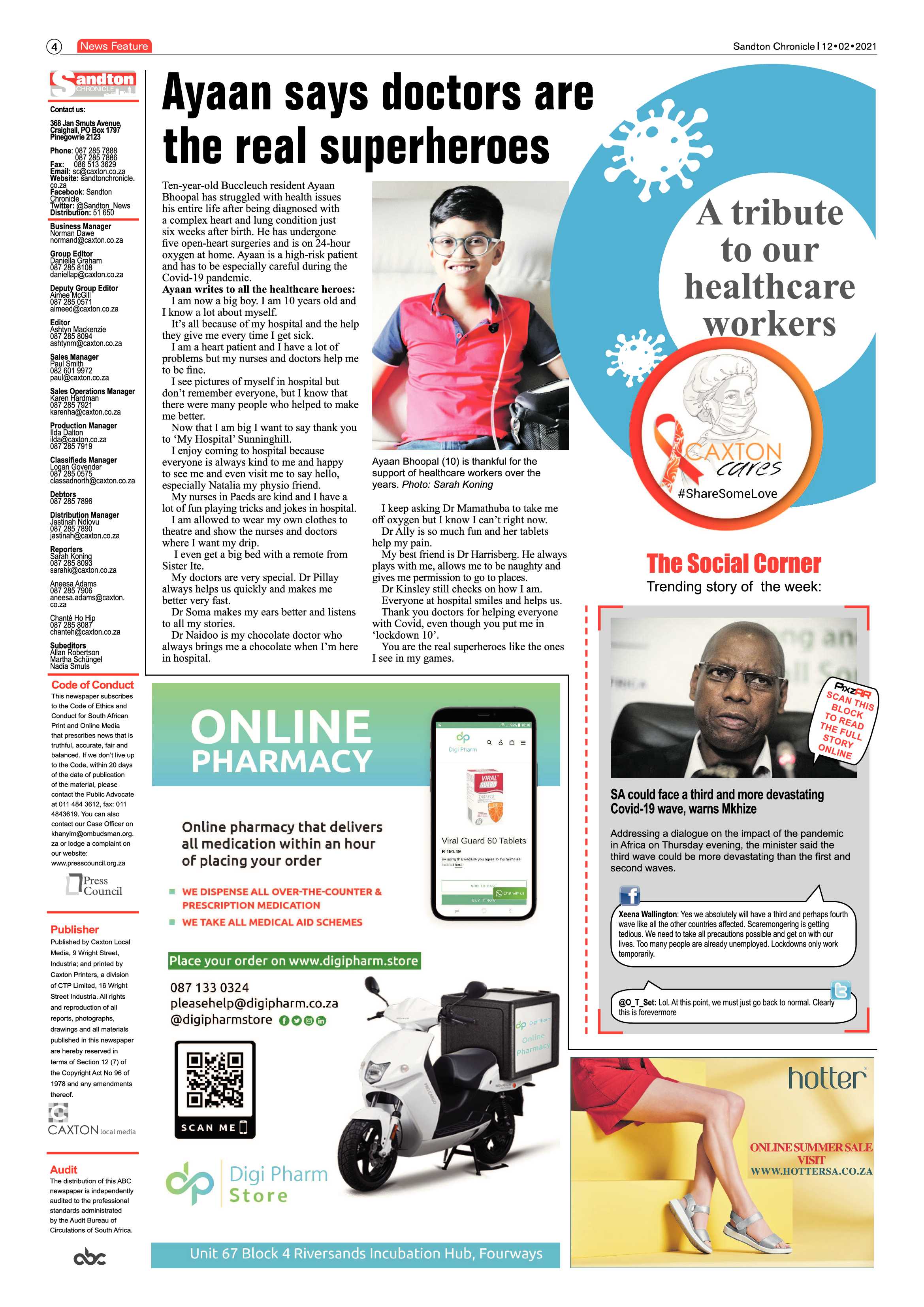 Sandton Chronicle 12 February 2021 page 4