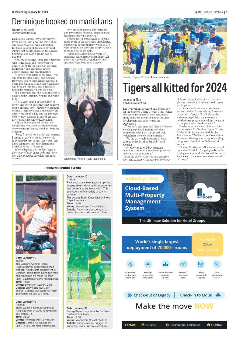 Sandton Chronicle 12 January 2024 page 7