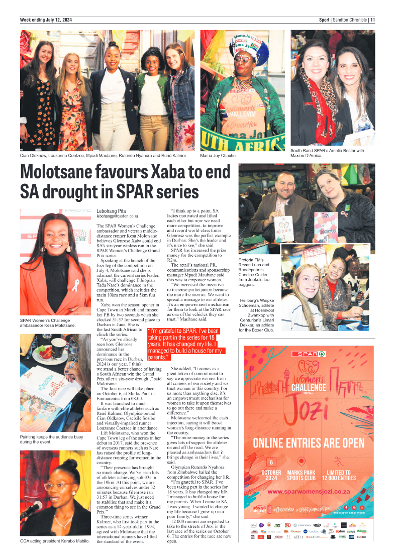 Sandton Chronicle 12 July 2024 page 11