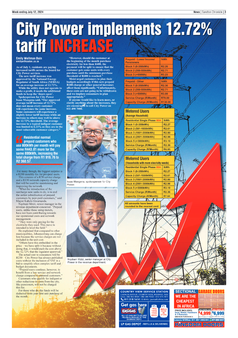 Sandton Chronicle 12 July 2024 page 3