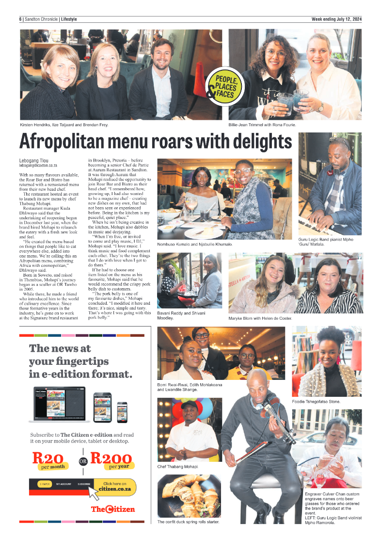 Sandton Chronicle 12 July 2024 page 6