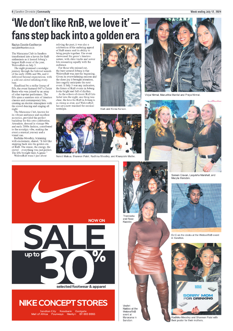 Sandton Chronicle 12 July 2024 page 8