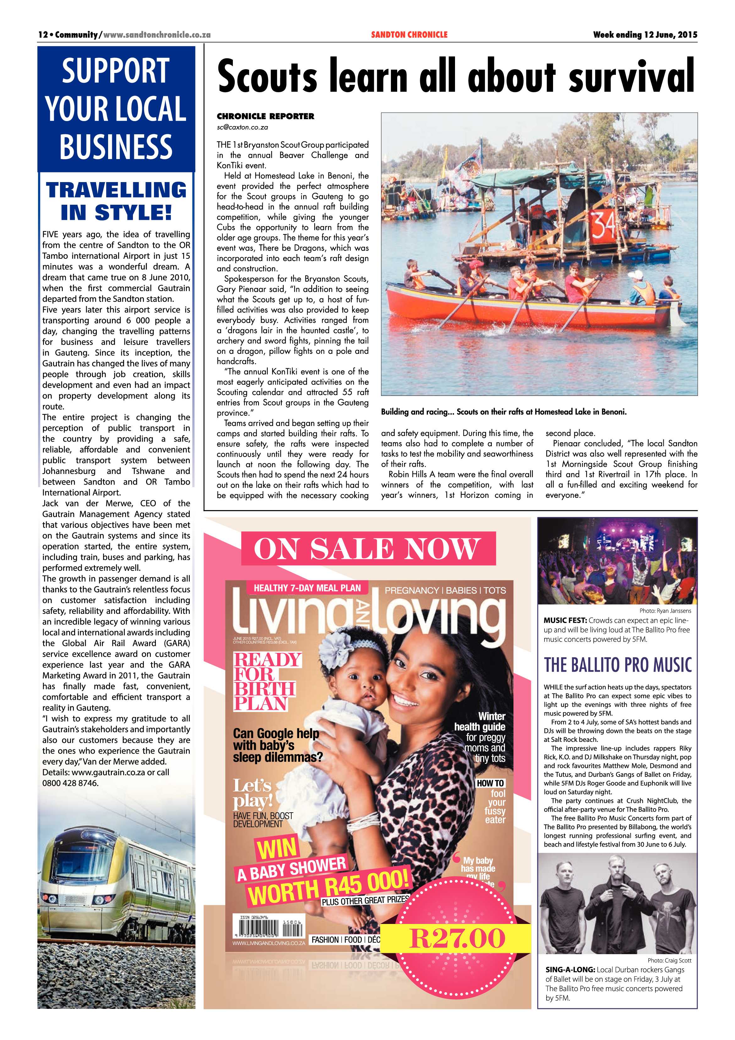 Sandton Chronicle 12 June 2015 page 12
