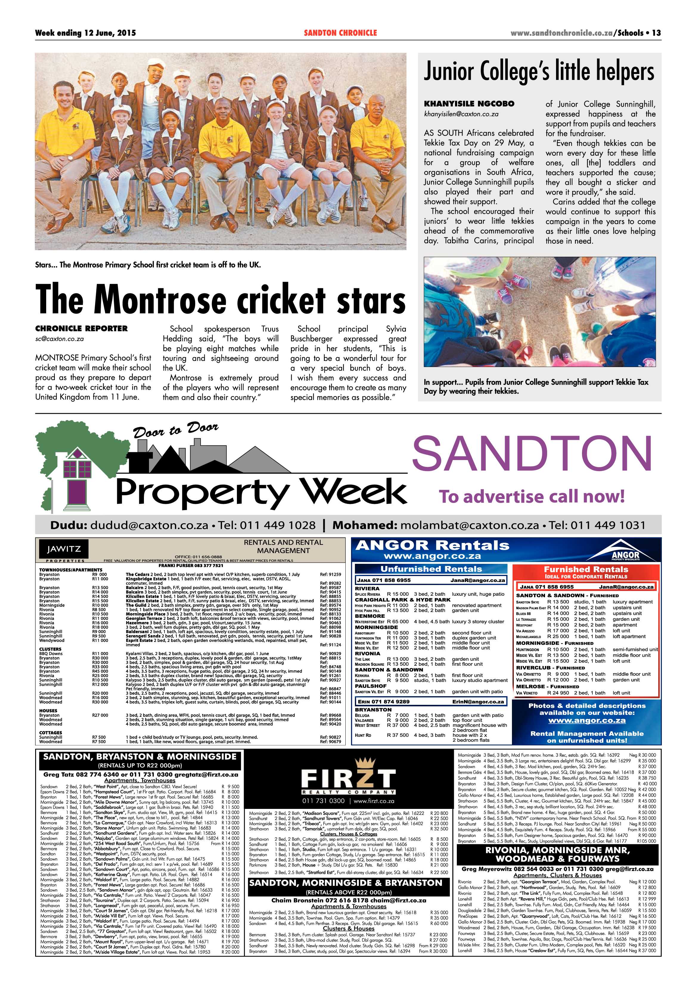 Sandton Chronicle 12 June 2015 page 21