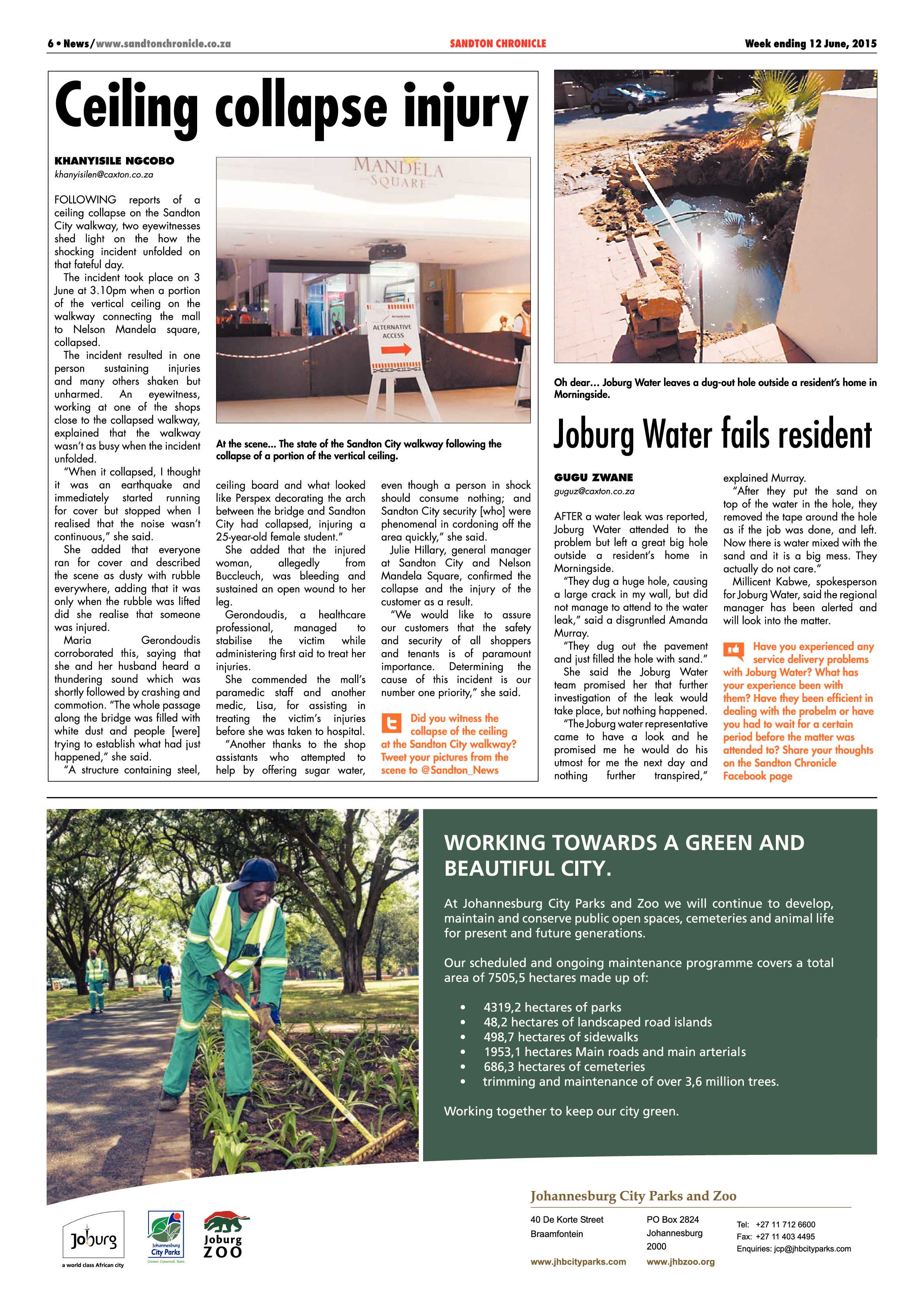 Sandton Chronicle 12 June 2015 page 6