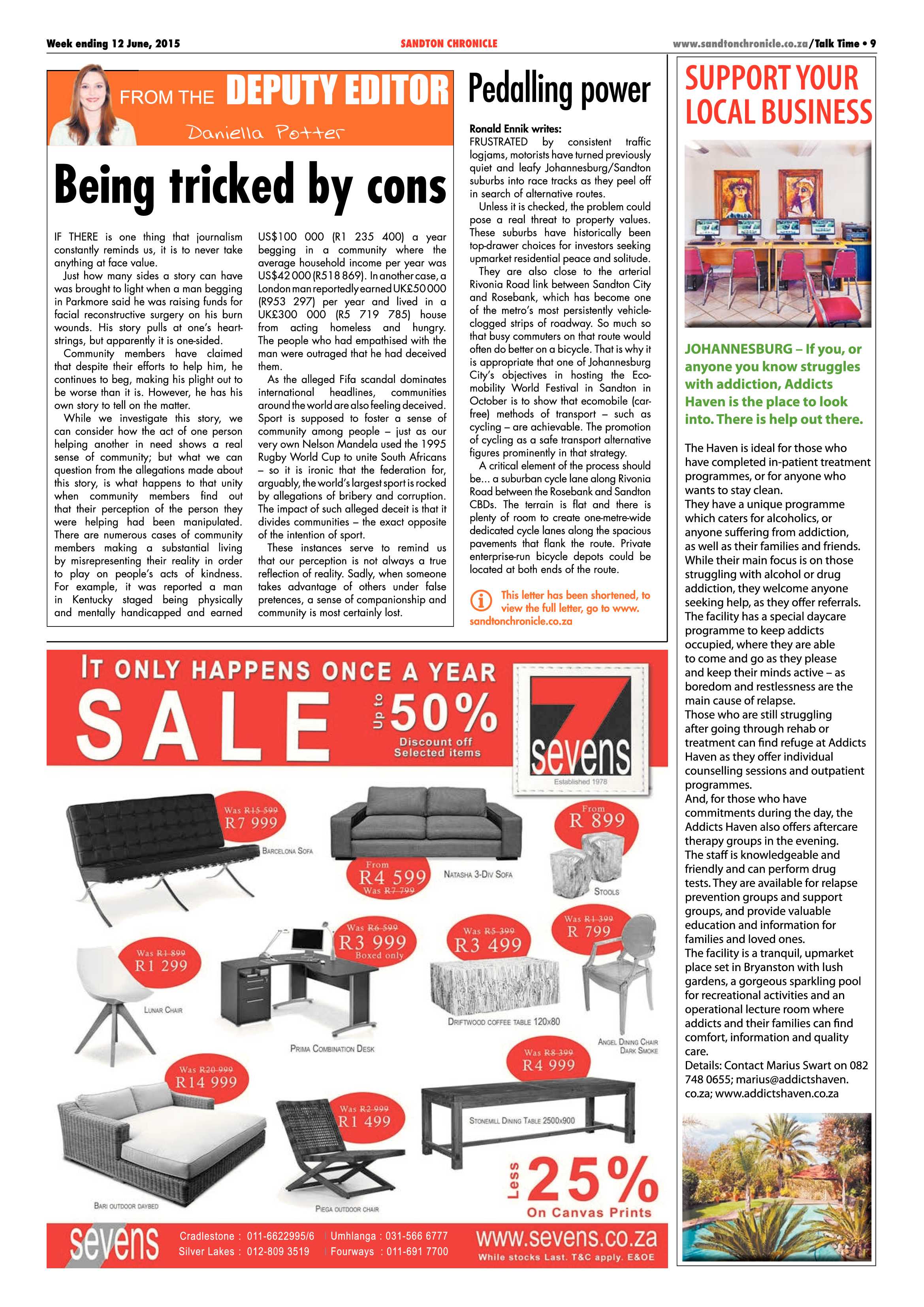 Sandton Chronicle 12 June 2015 page 9