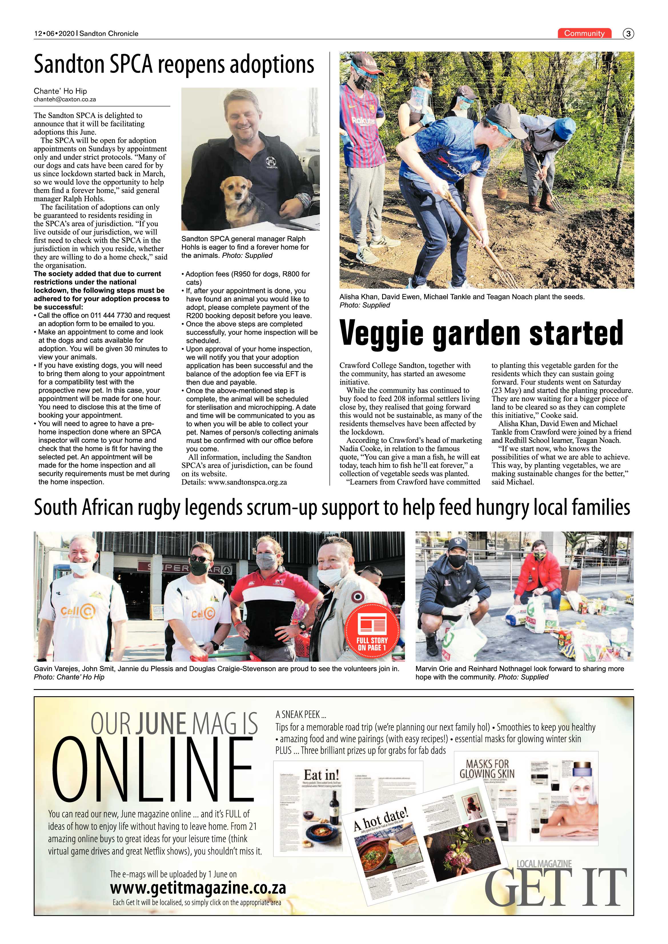 Sandton Chronicle 12 June 2020 page 3