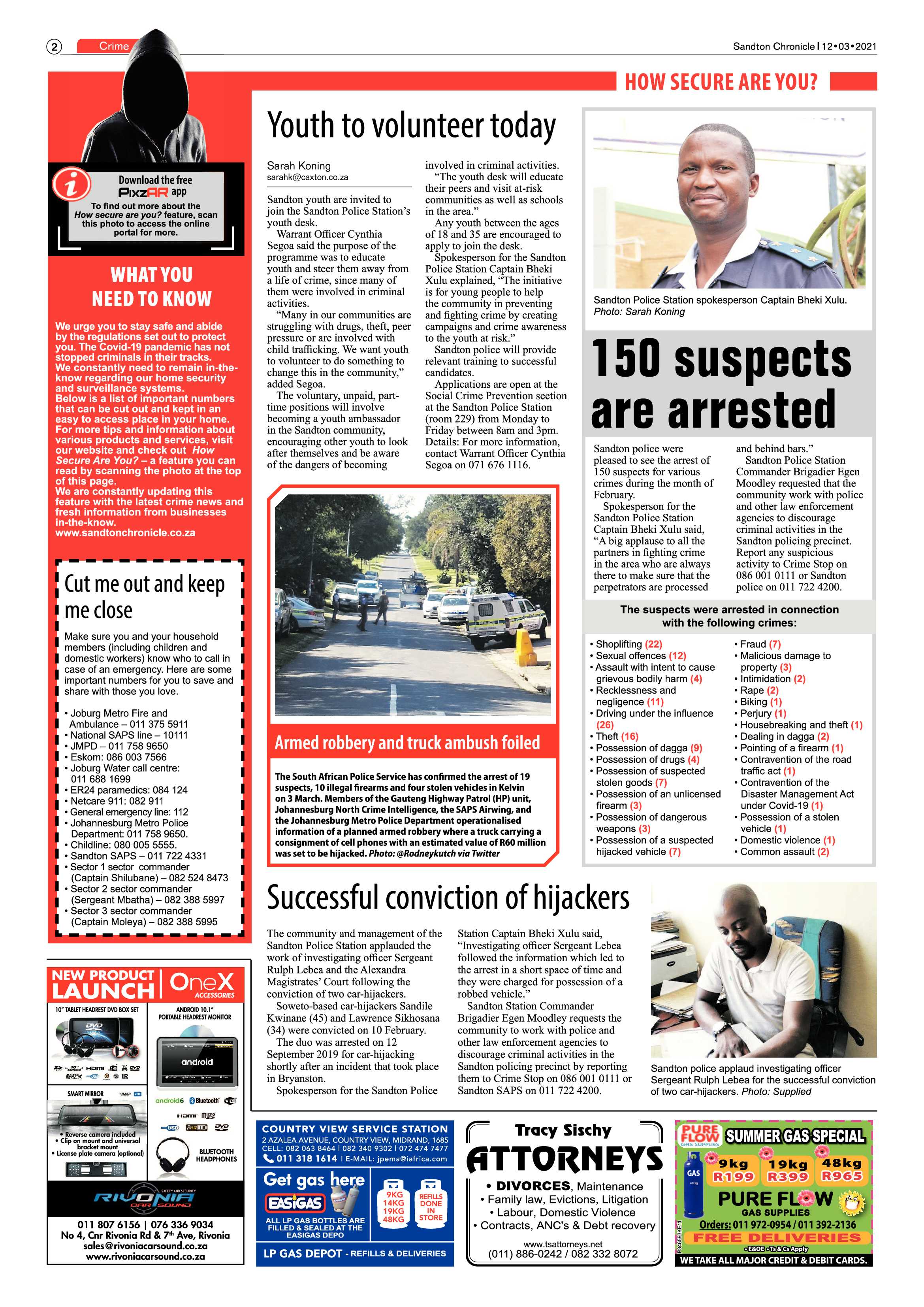 Sandton Chronicle 12 March 2021 page 2