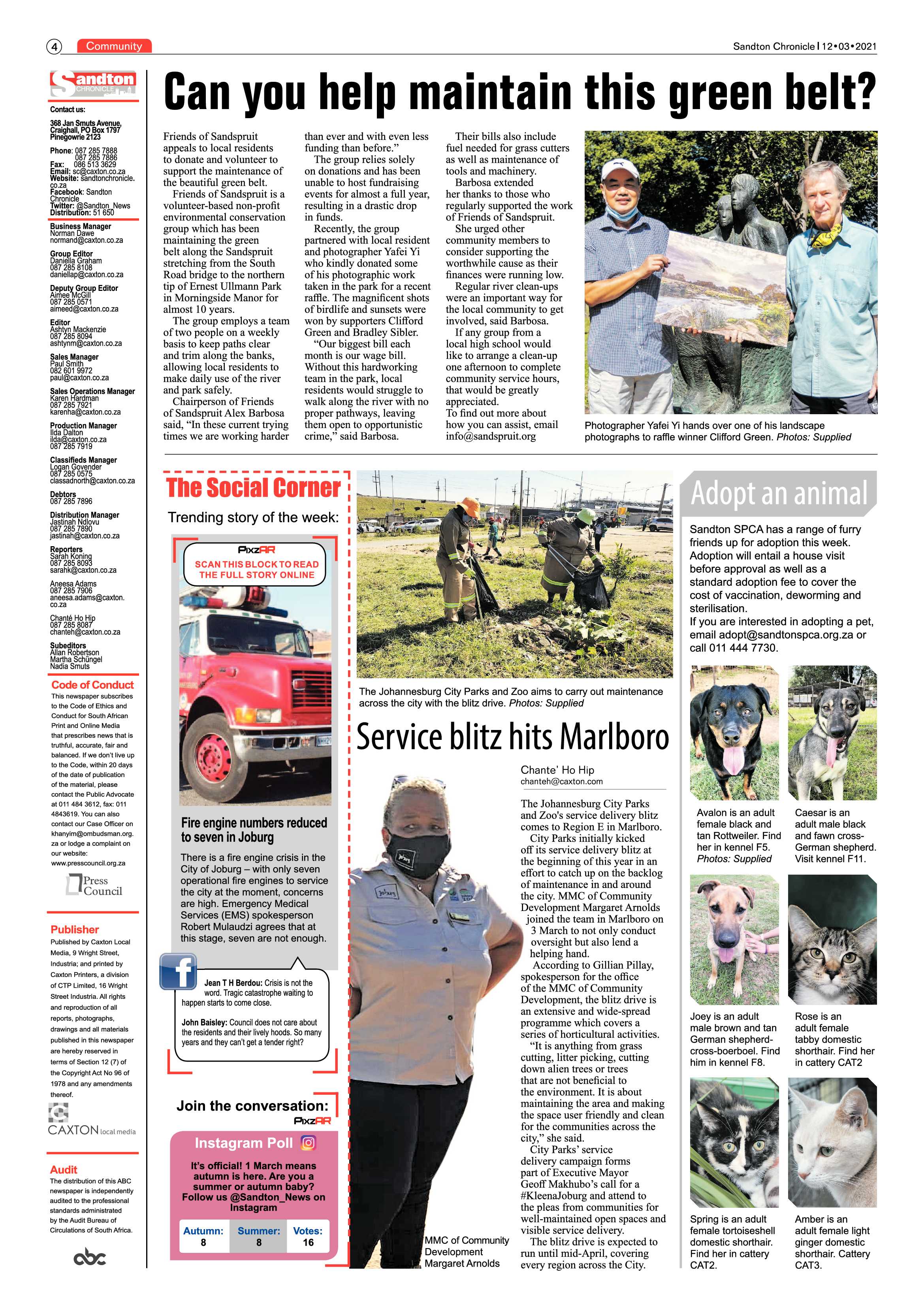 Sandton Chronicle 12 March 2021 page 4
