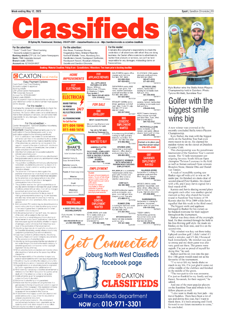 Sandton Chronicle 12 May 2023 page 11