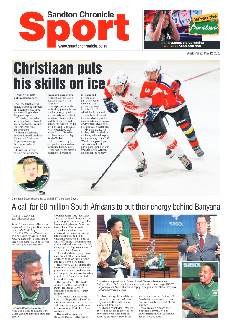 Sandton Chronicle 12 May 2023 page 12
