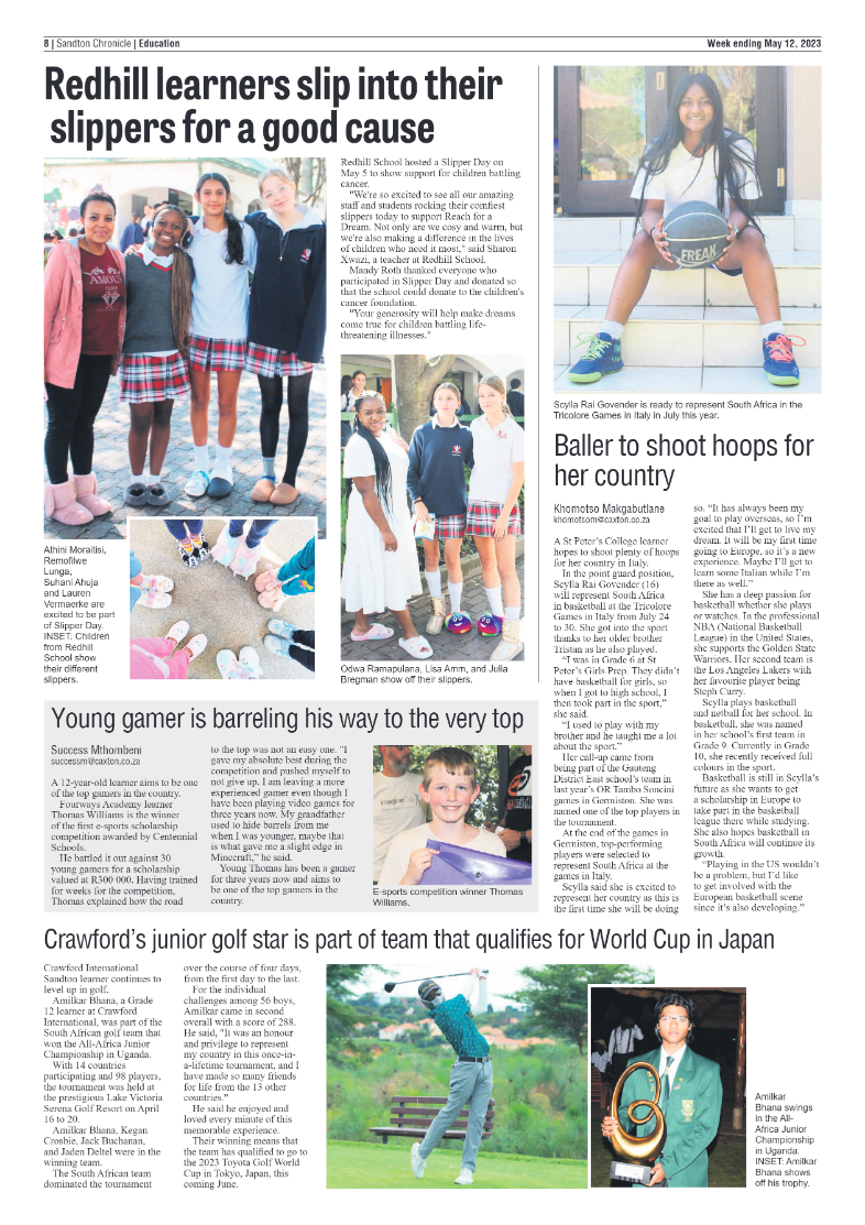 Sandton Chronicle 12 May 2023 page 8