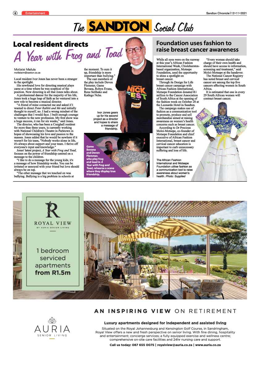 Sandton Chronicle 12 November 2021 page 10