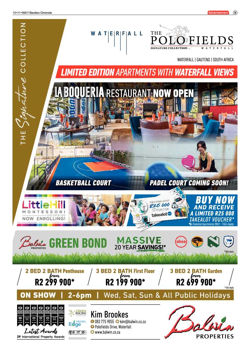 Sandton Chronicle 12 November 2021 page 11