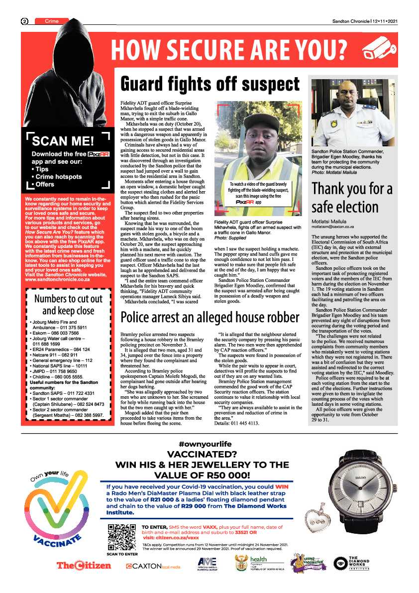 Sandton Chronicle 12 November 2021 page 4