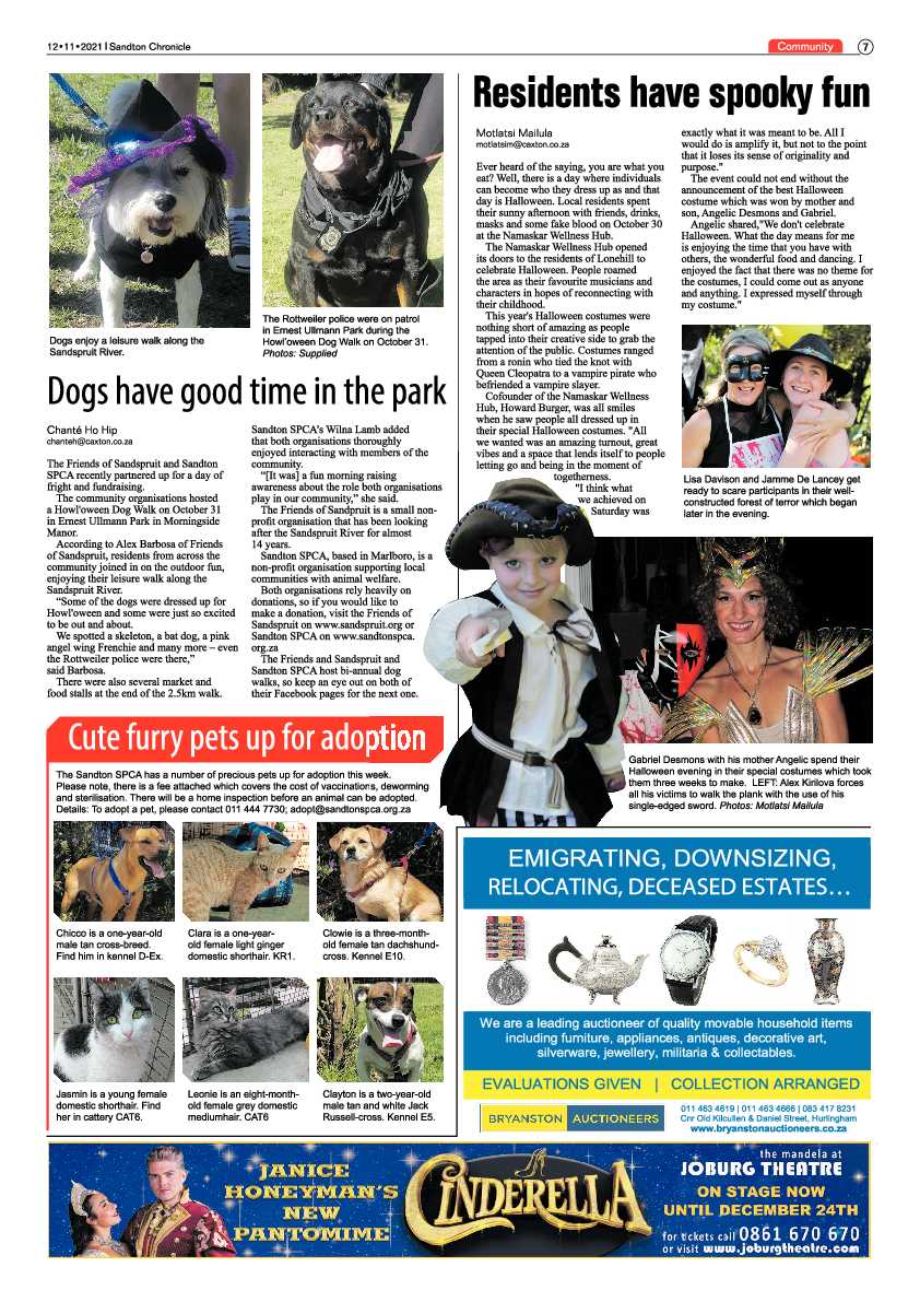 Sandton Chronicle 12 November 2021 page 9