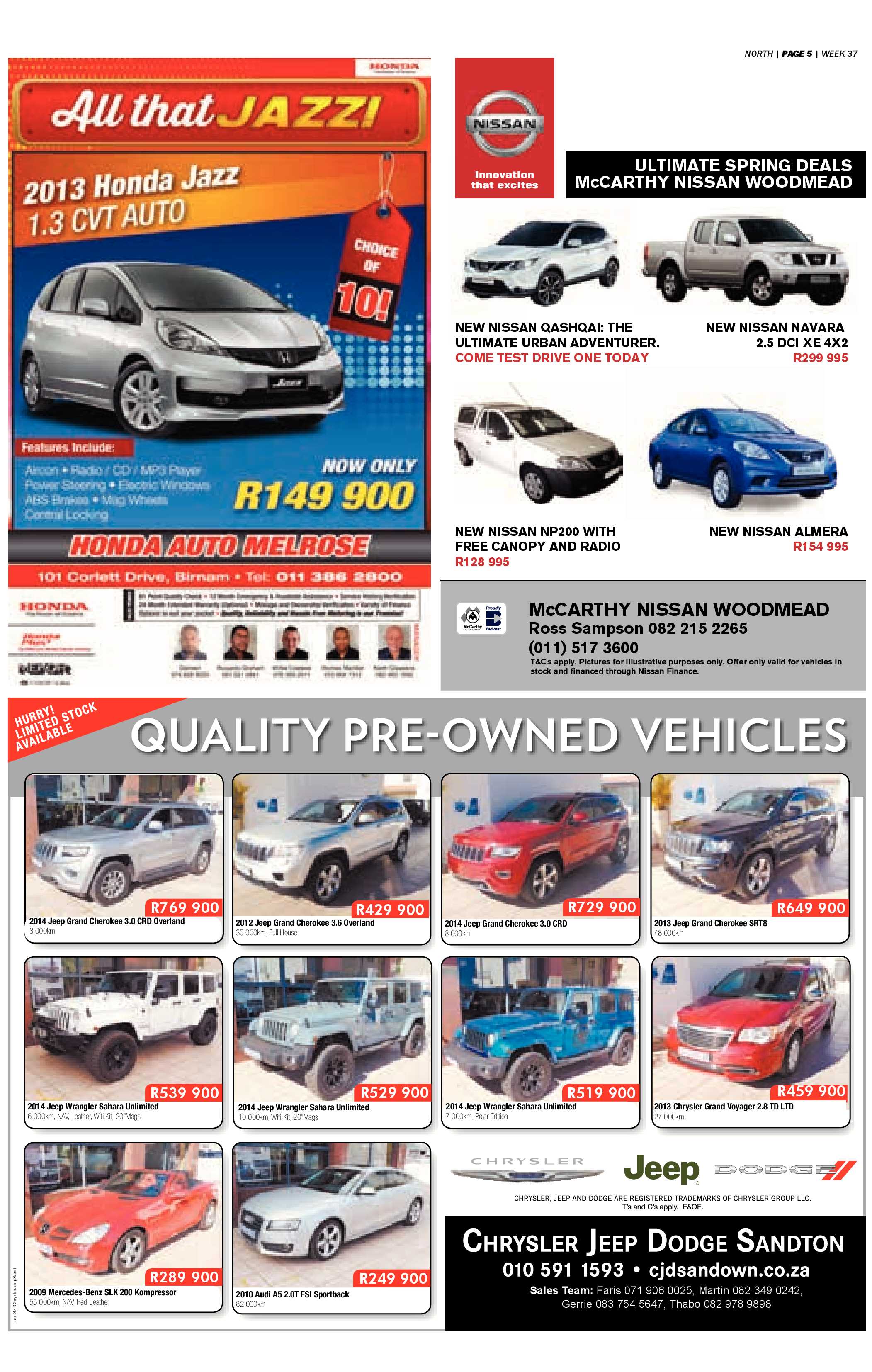 Sandton Chronicle 12 September 2014 page 19