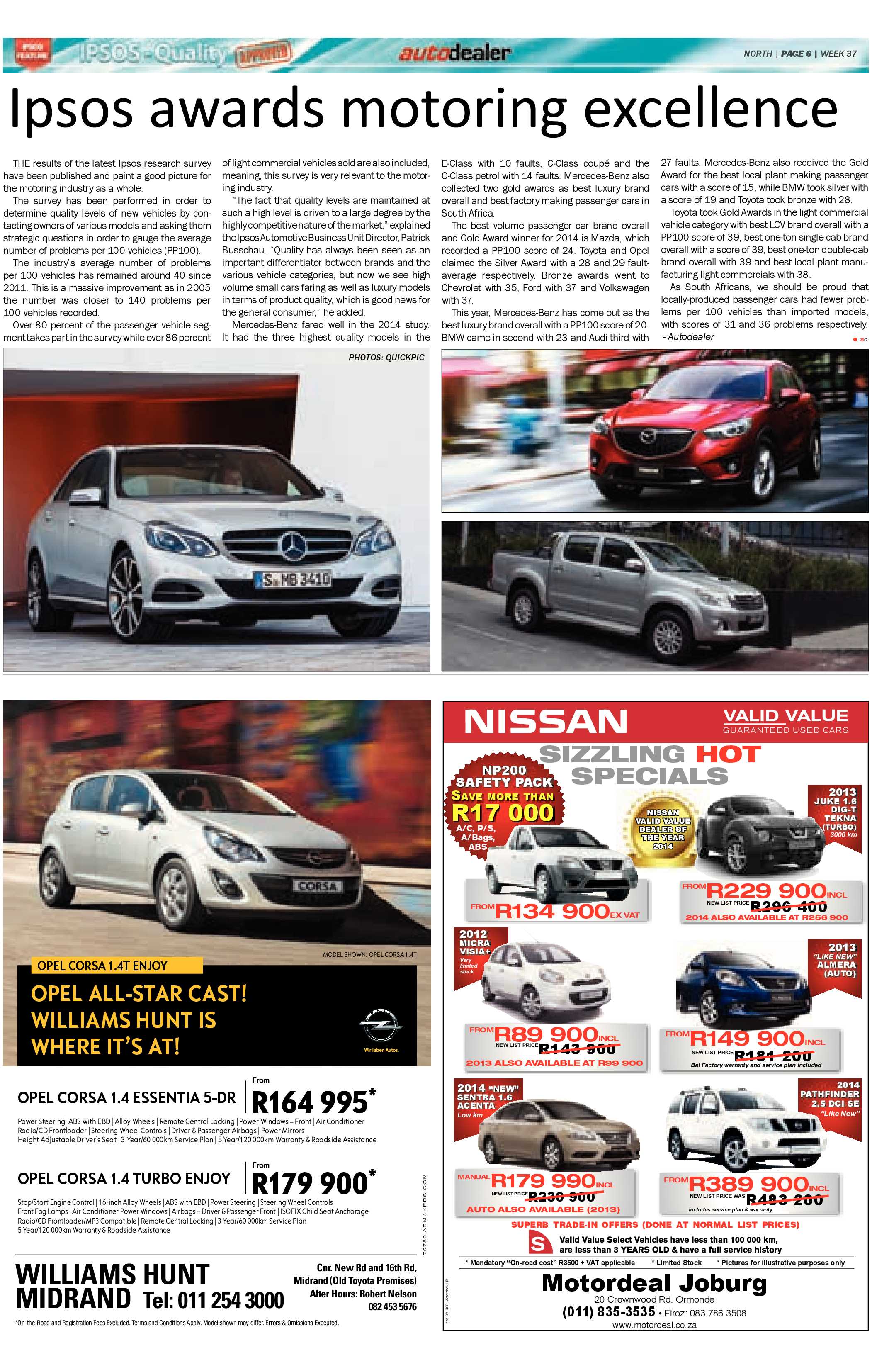 Sandton Chronicle 12 September 2014 page 20