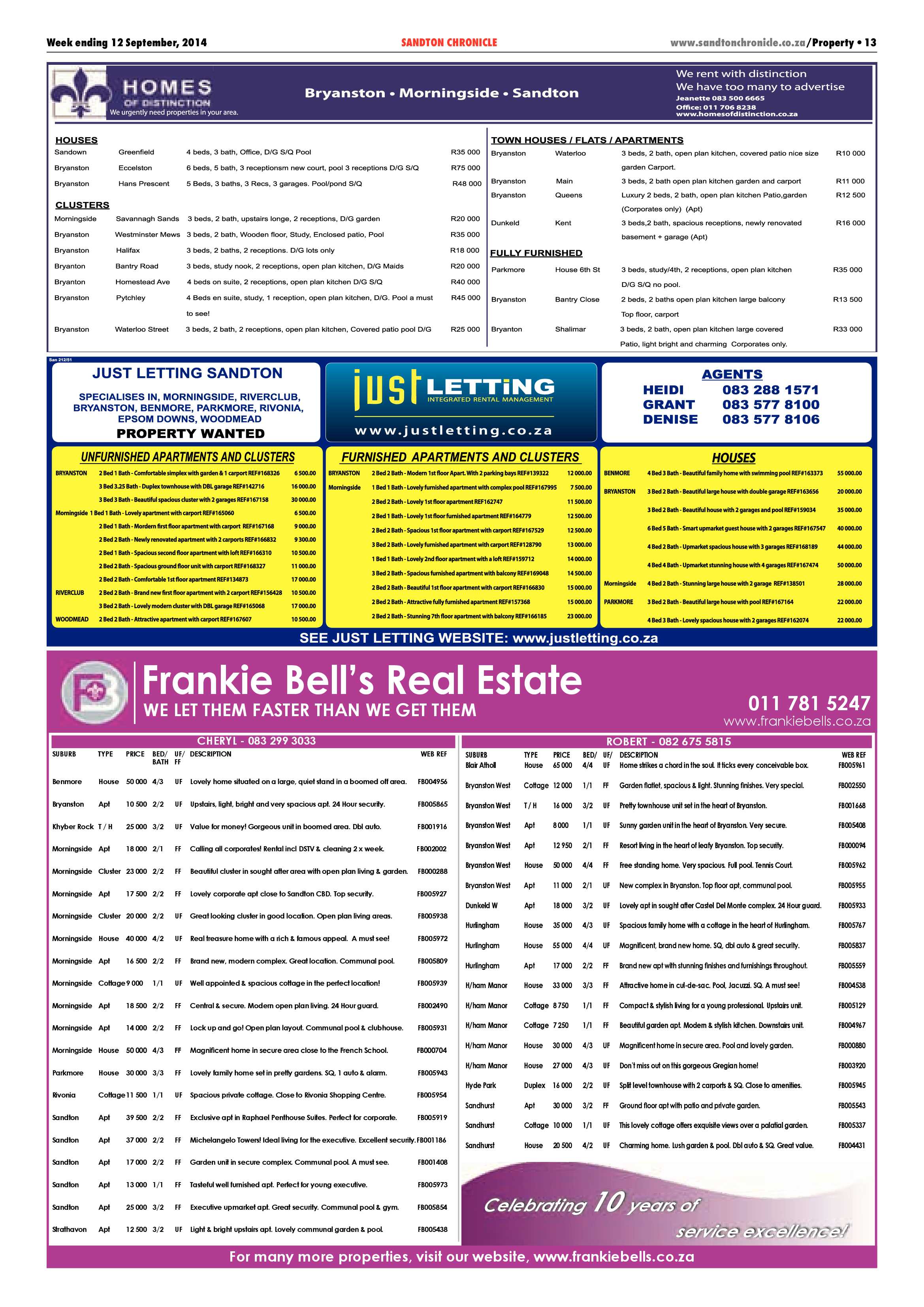 Sandton Chronicle 12 September 2014 page 33