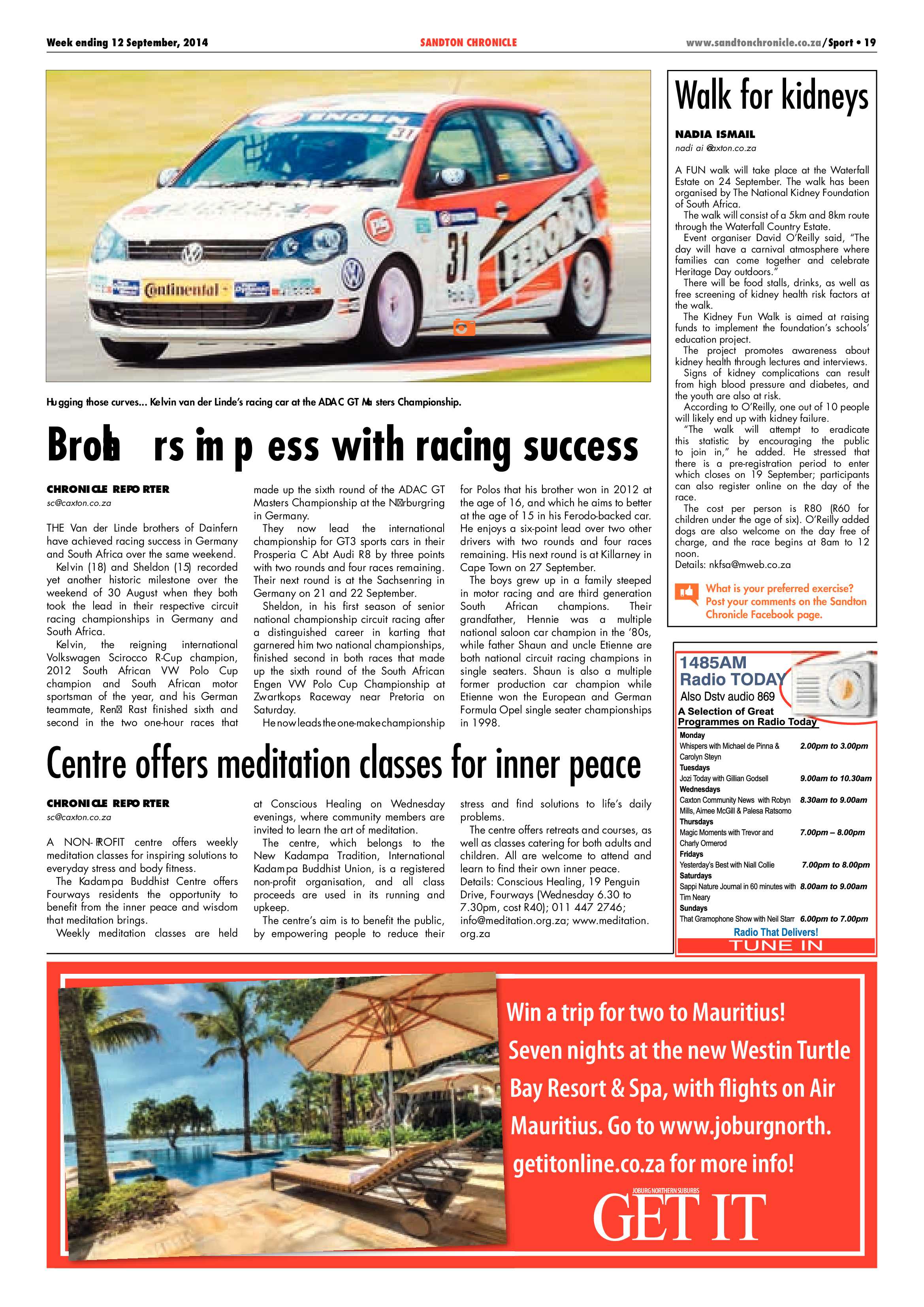 Sandton Chronicle 12 September 2014 page 39