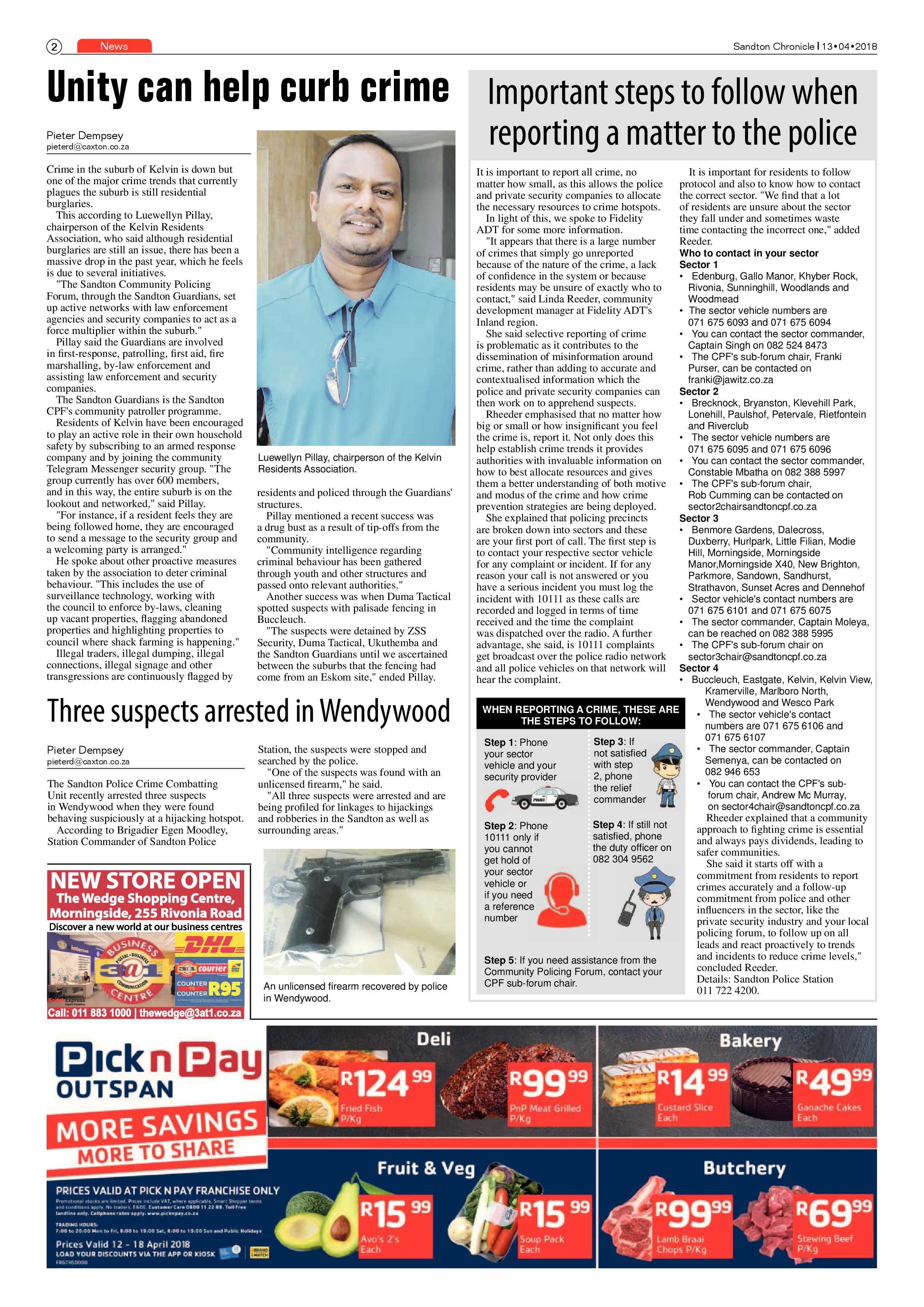 Sandton Chronicle 13 April 2018 page 2