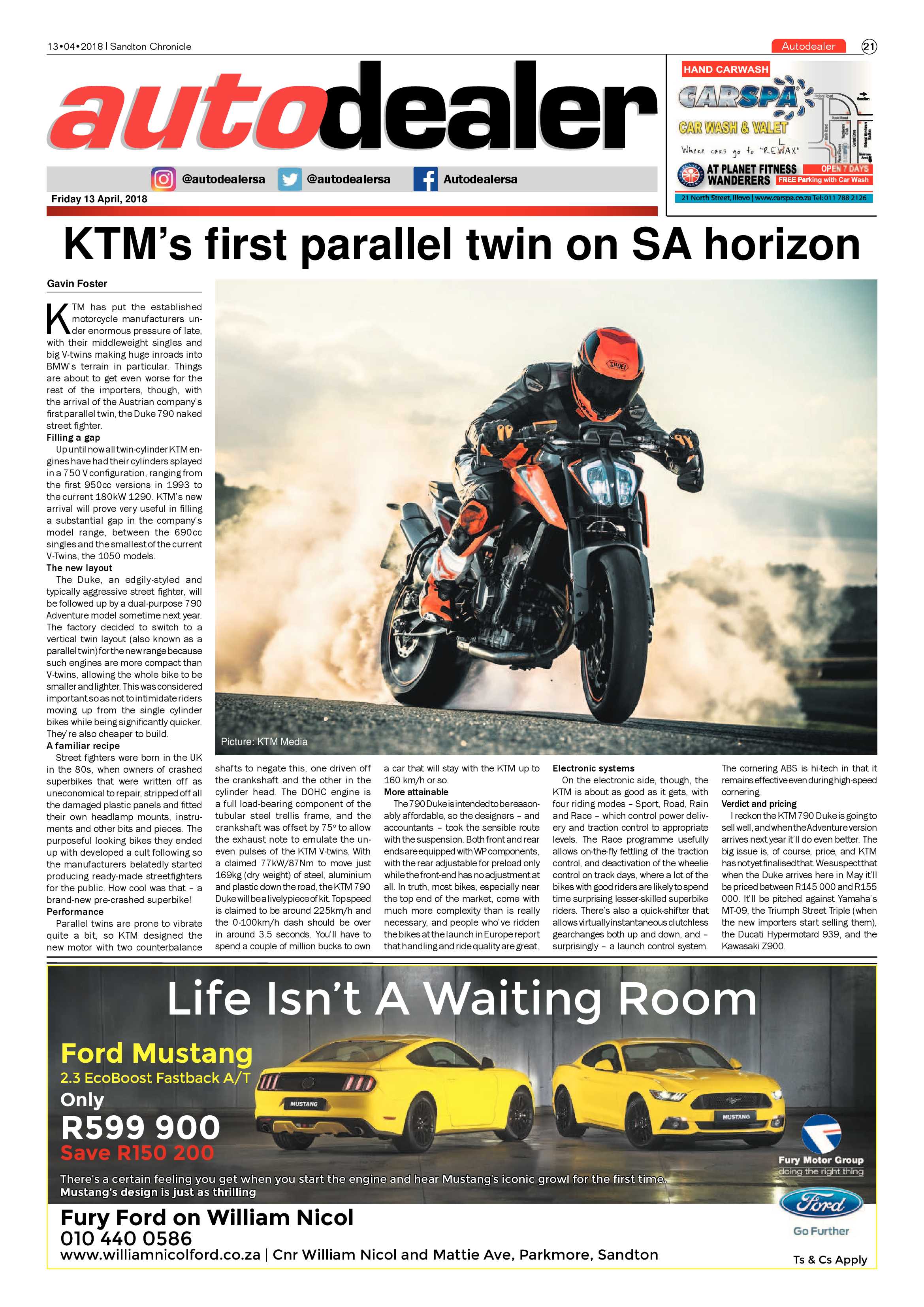 Sandton Chronicle 13 April 2018 page 21