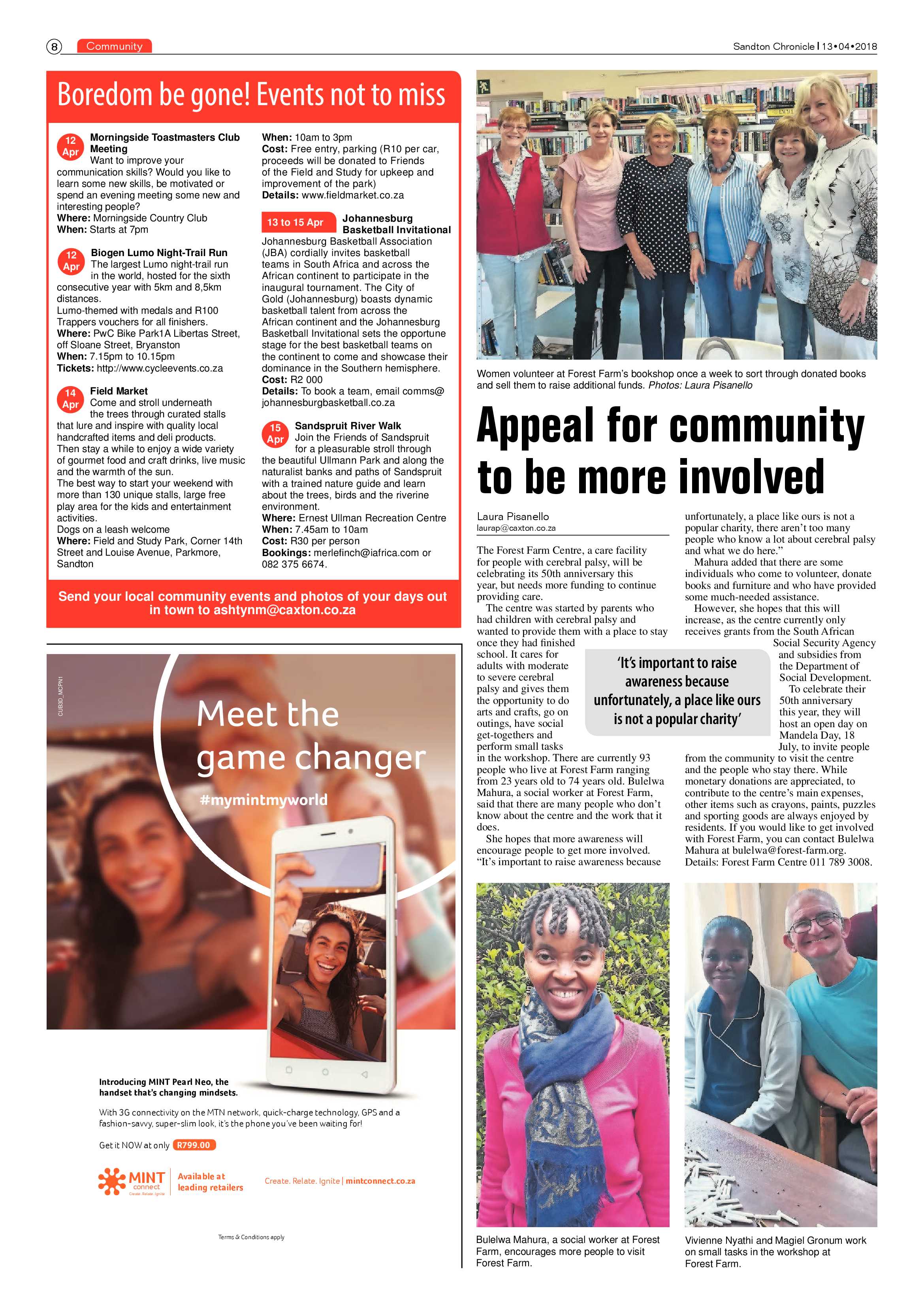 Sandton Chronicle 13 April 2018 page 8