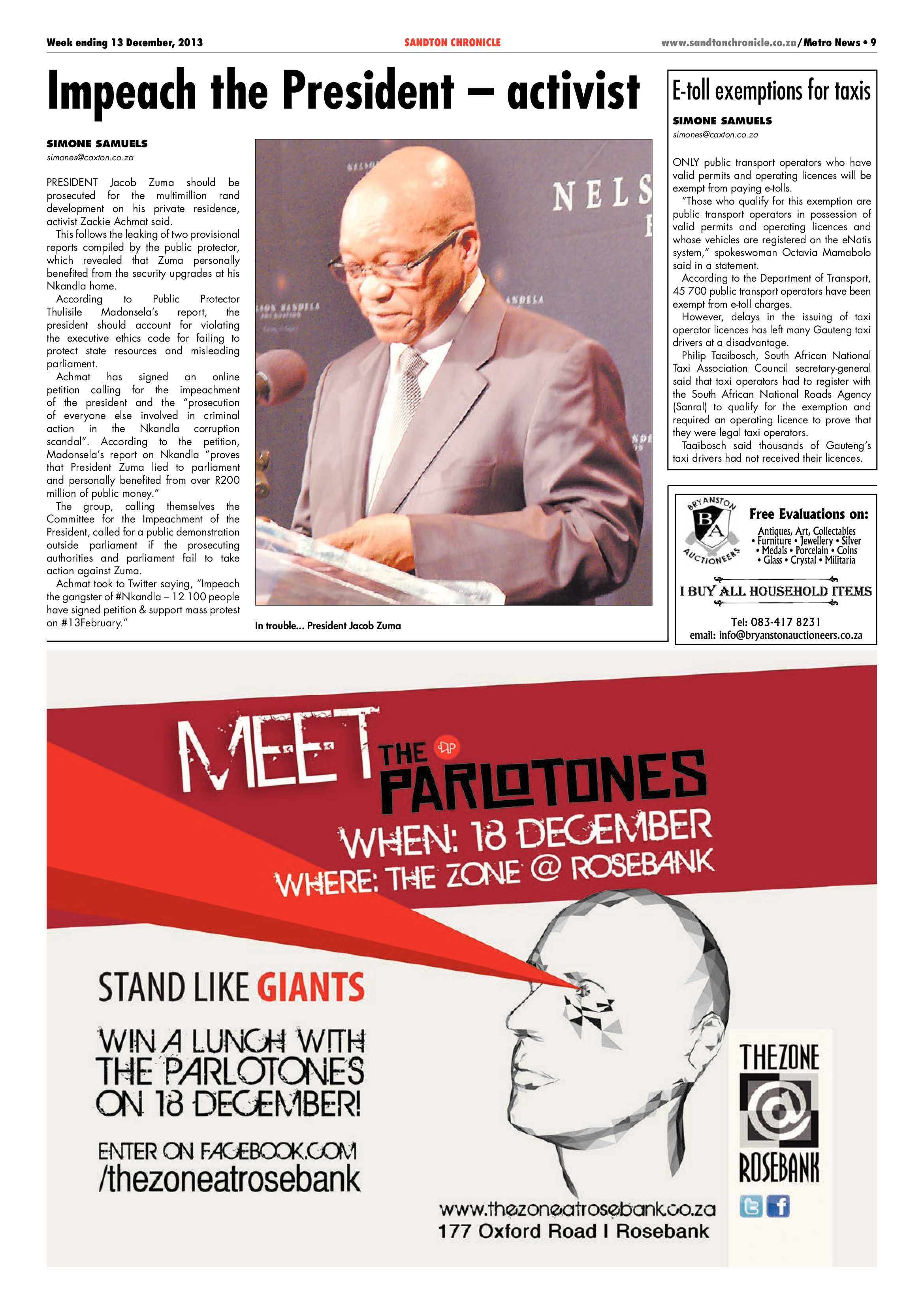 Sandton Chronicle 13 December 2013 page 11