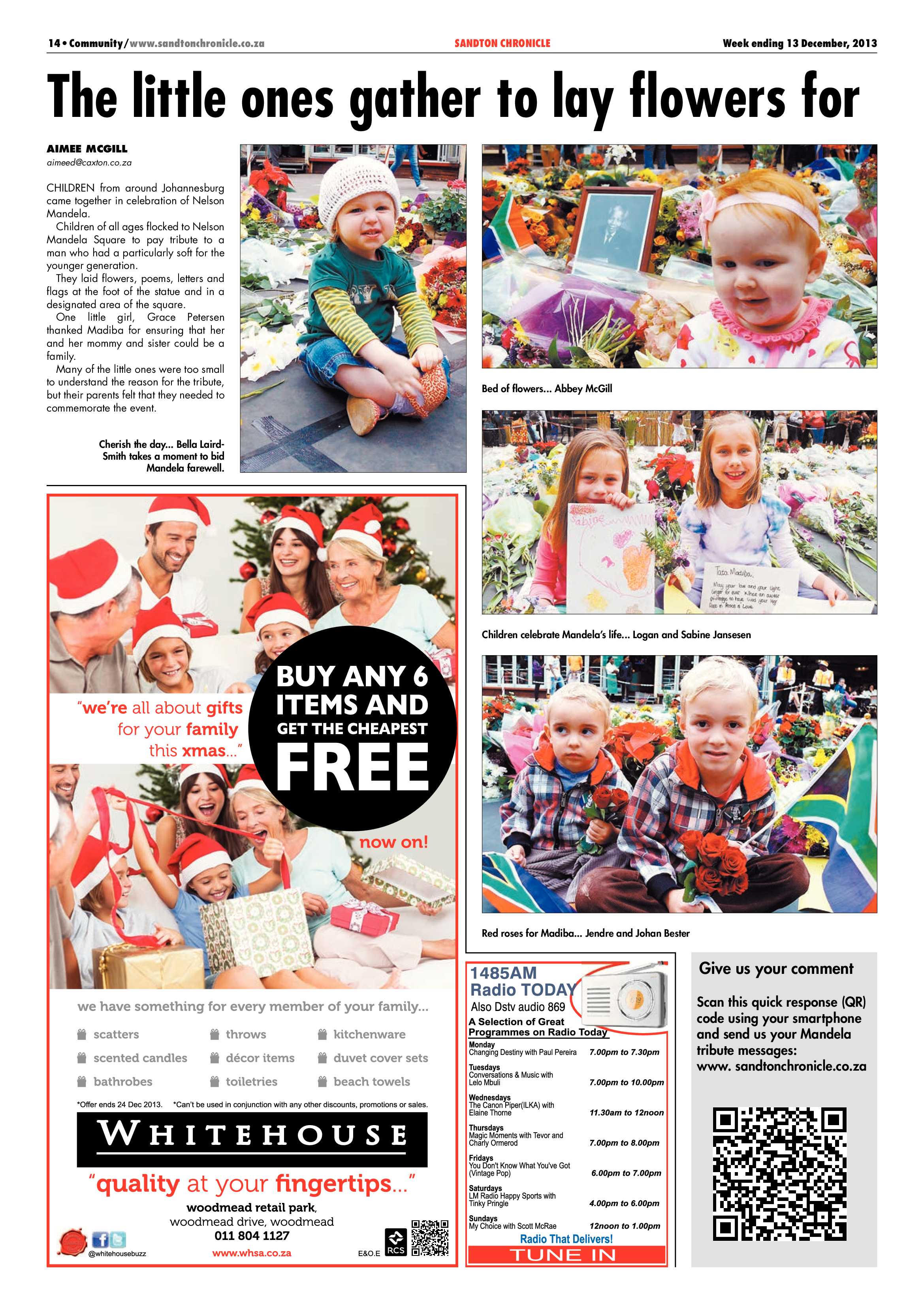 Sandton Chronicle 13 December 2013 page 14