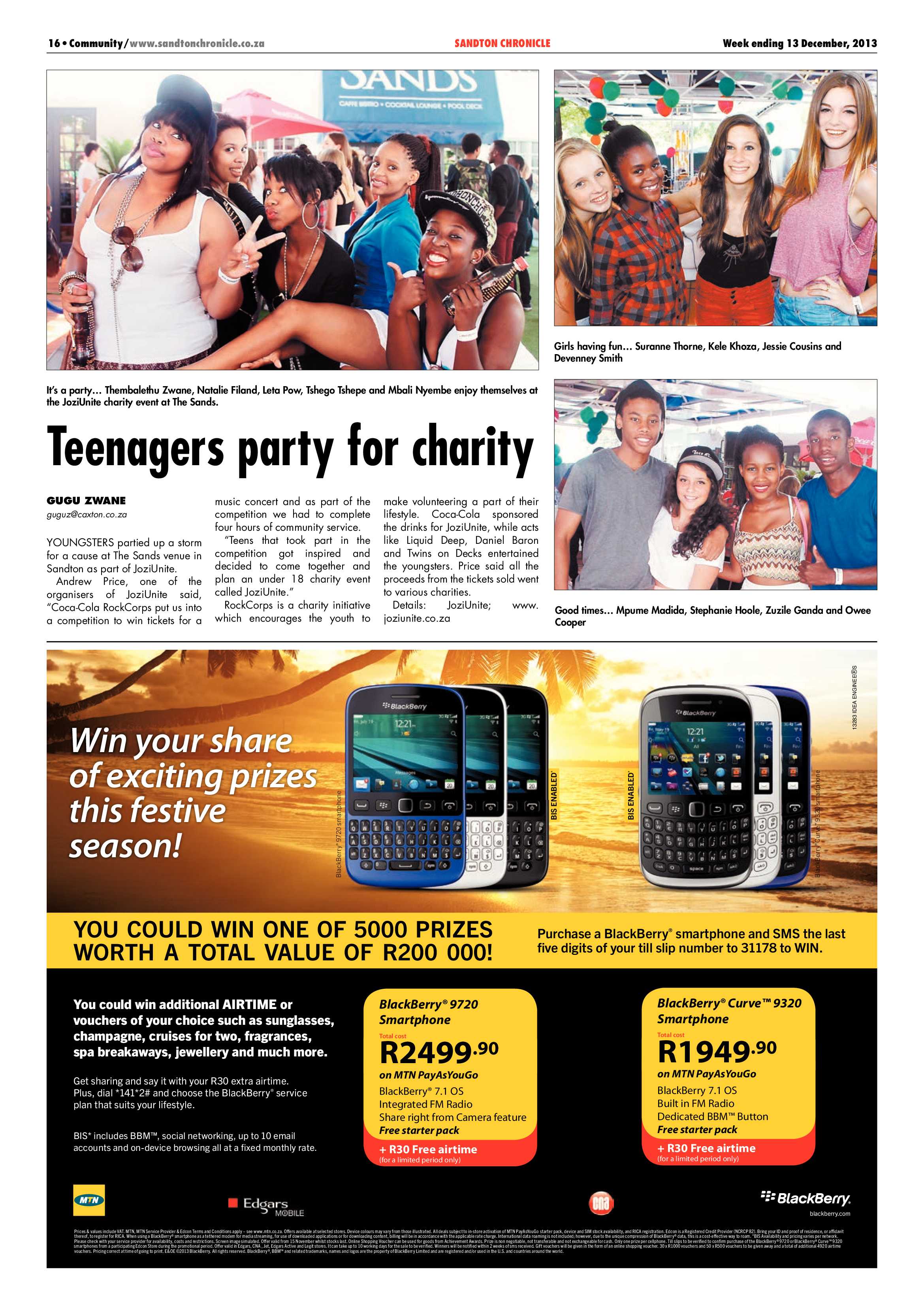 Sandton Chronicle 13 December 2013 page 18