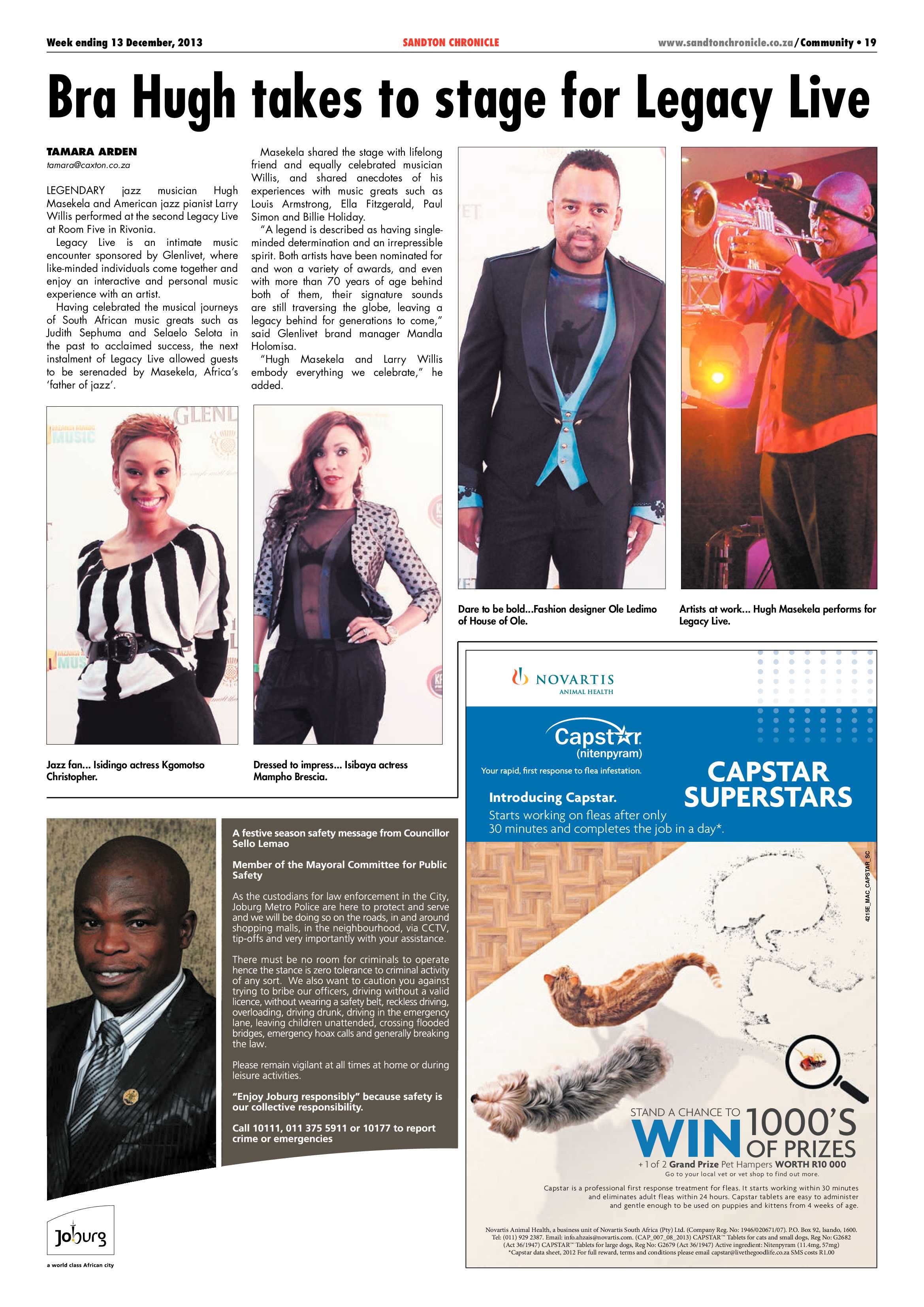 Sandton Chronicle 13 December 2013 page 21