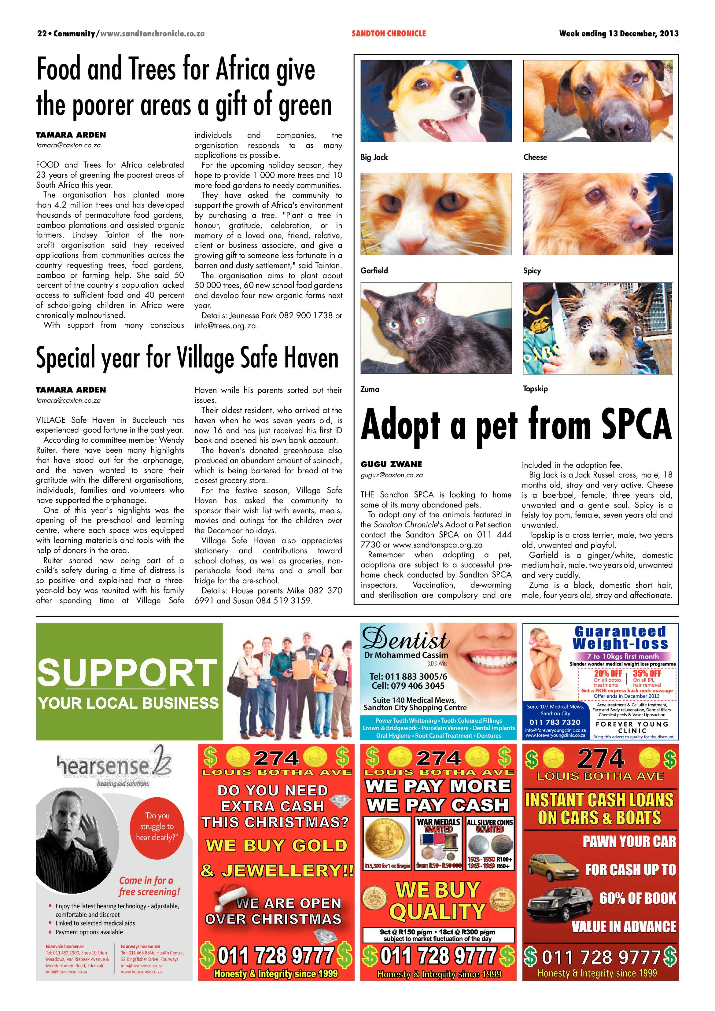 Sandton Chronicle 13 December 2013 page 24