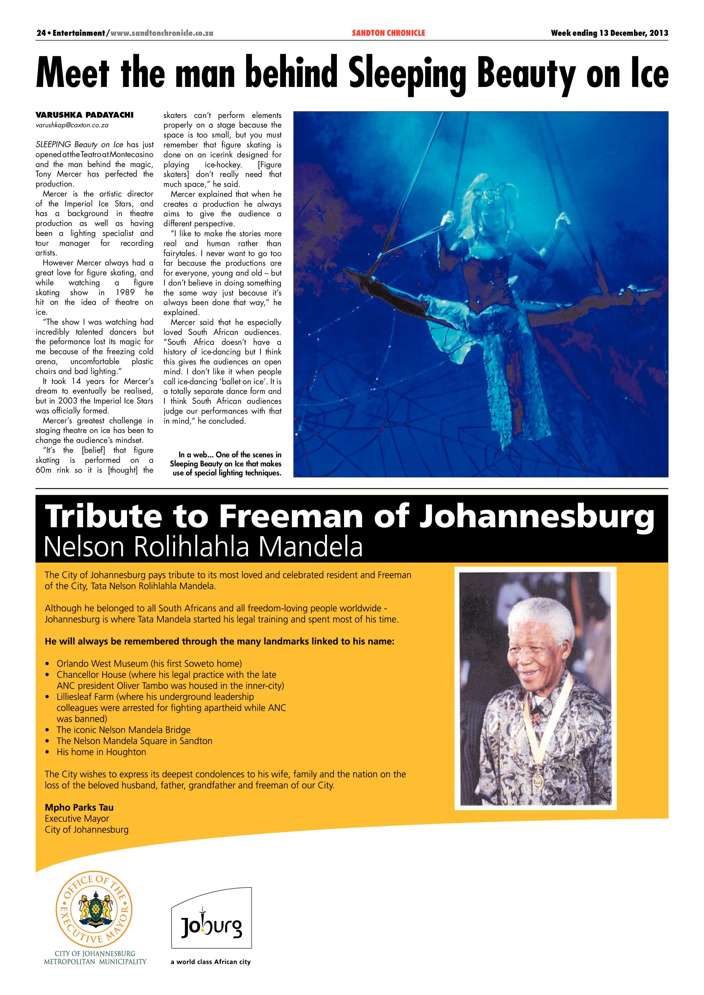Sandton Chronicle 13 December 2013 page 26