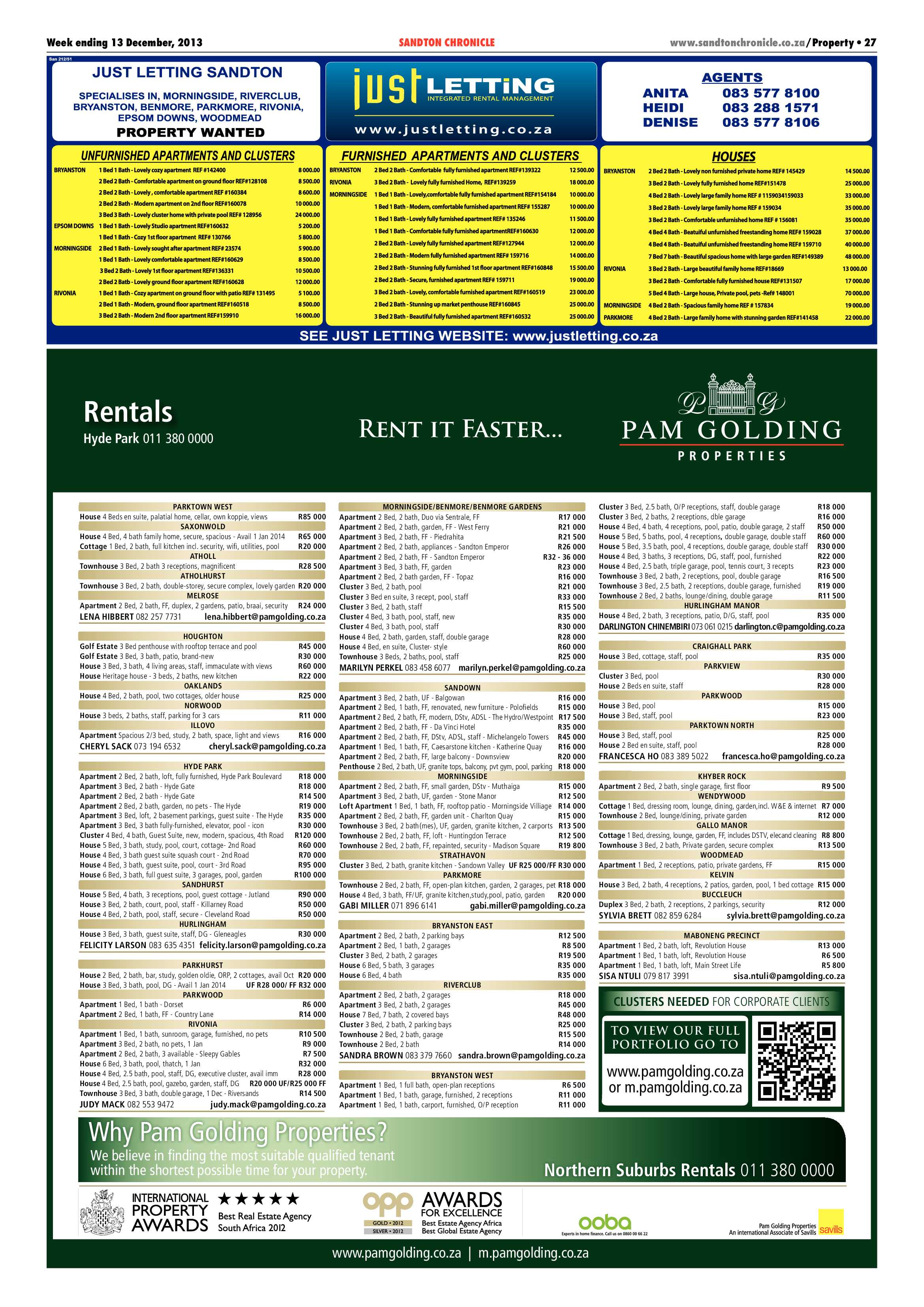 Sandton Chronicle 13 December 2013 page 29