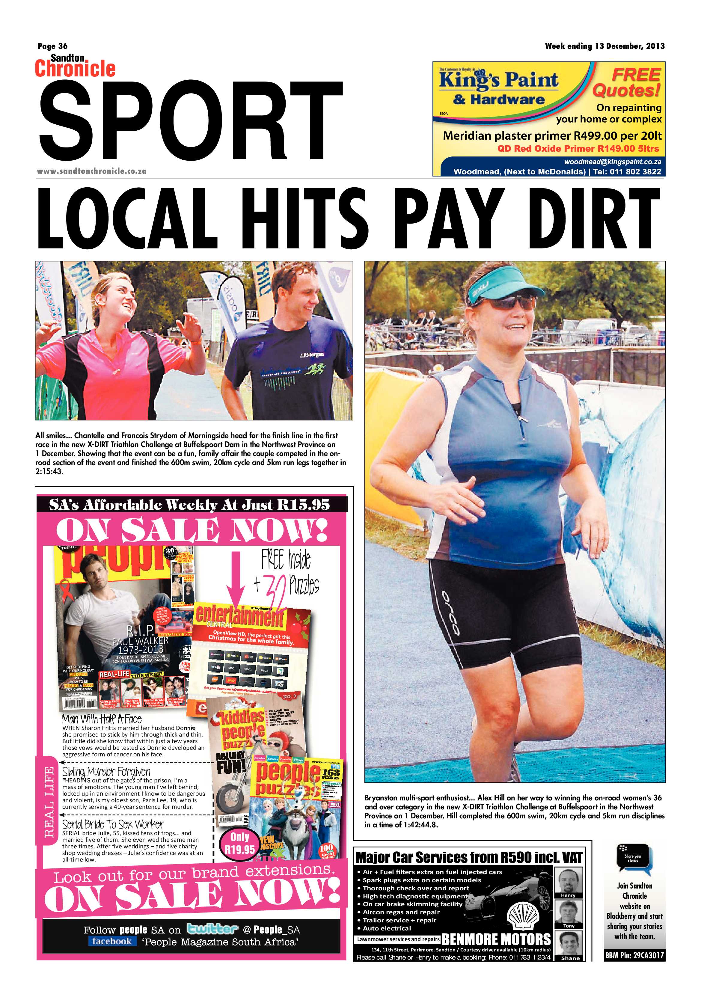 Sandton Chronicle 13 December 2013 page 38