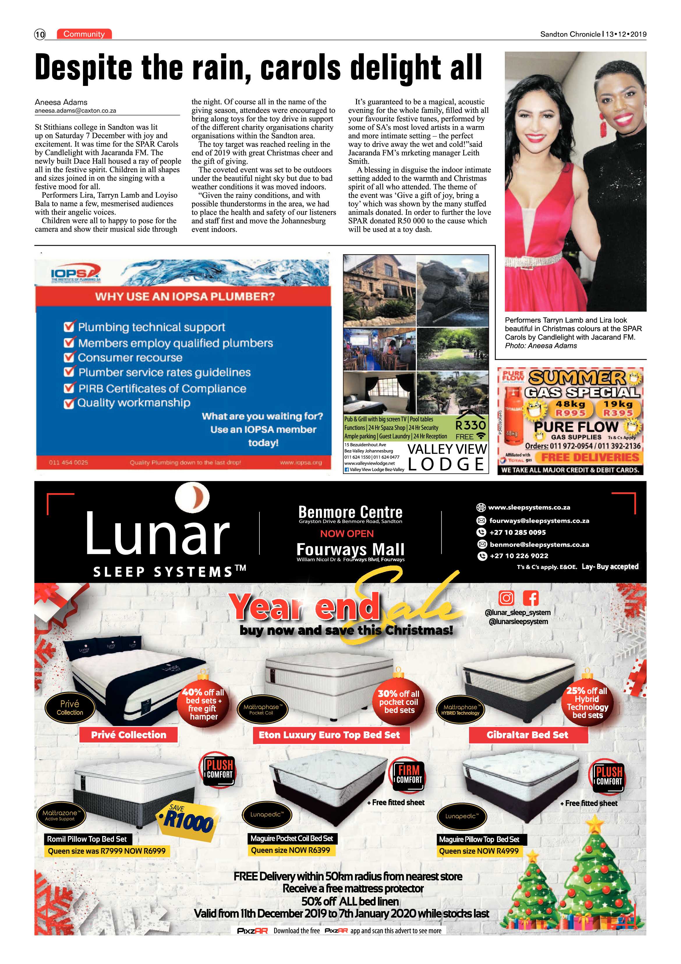 Sandton Chronicle 13 December 2019 page 10